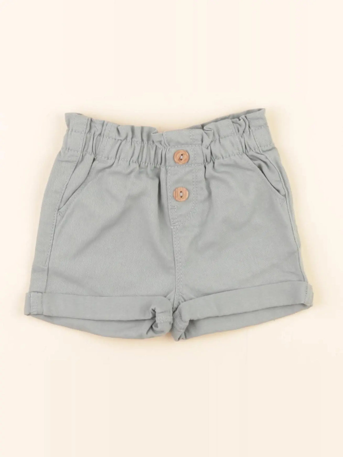 Vertbaudet - short vert - 6 mois