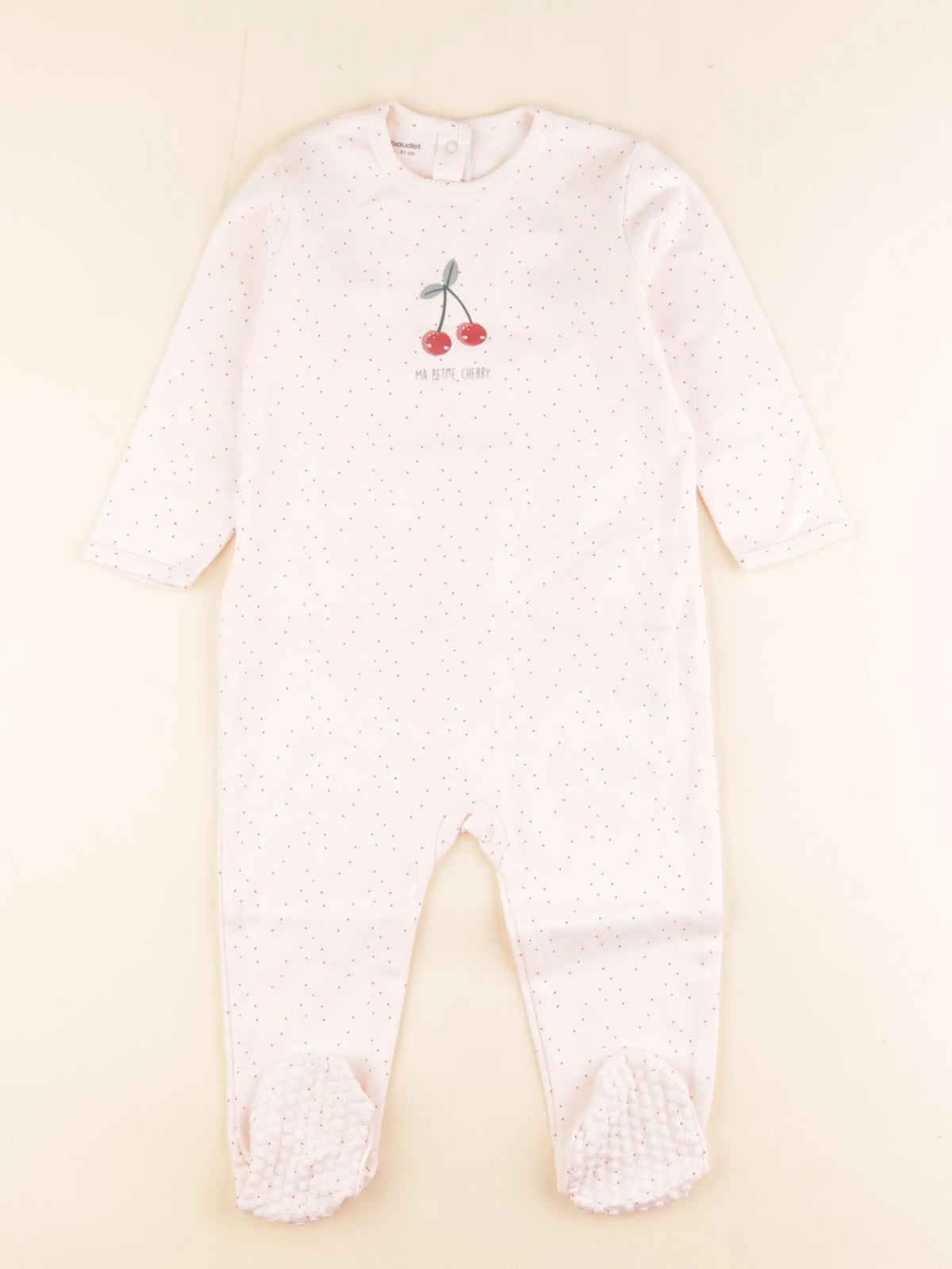 Vertbaudet - pyjama coton rose - 18 mois
