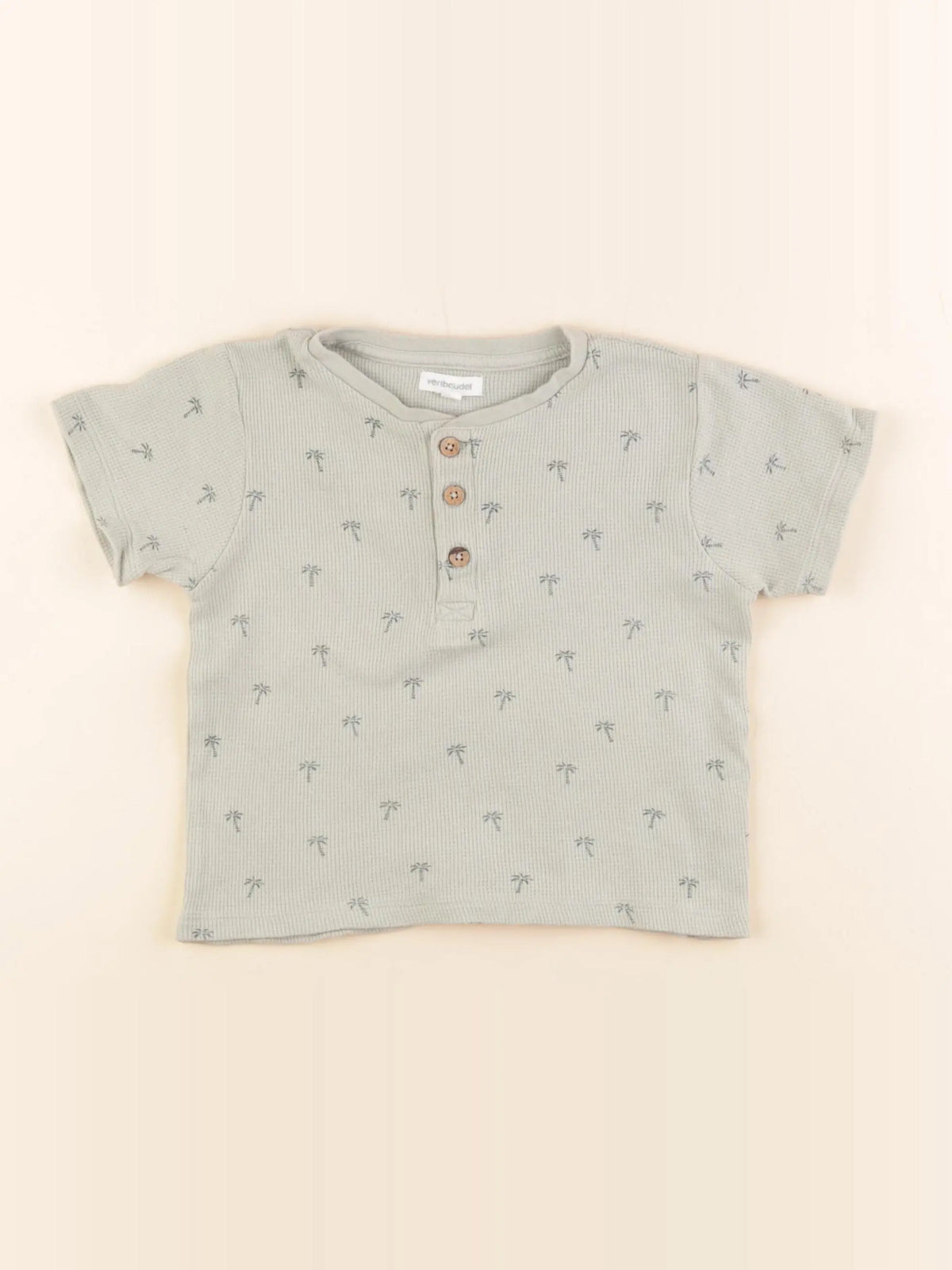Vertbaudet - tee-shirt vert - 2 ans