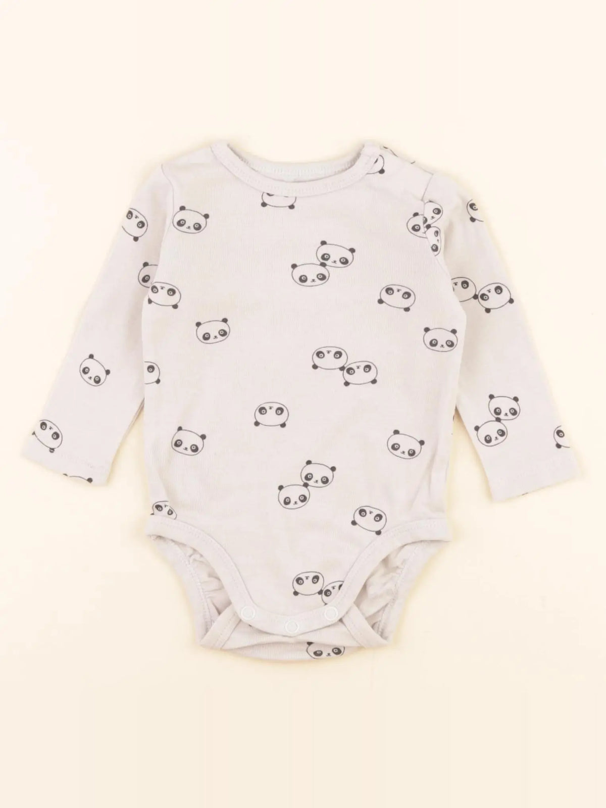 H&M - body beige - 2/4 mois