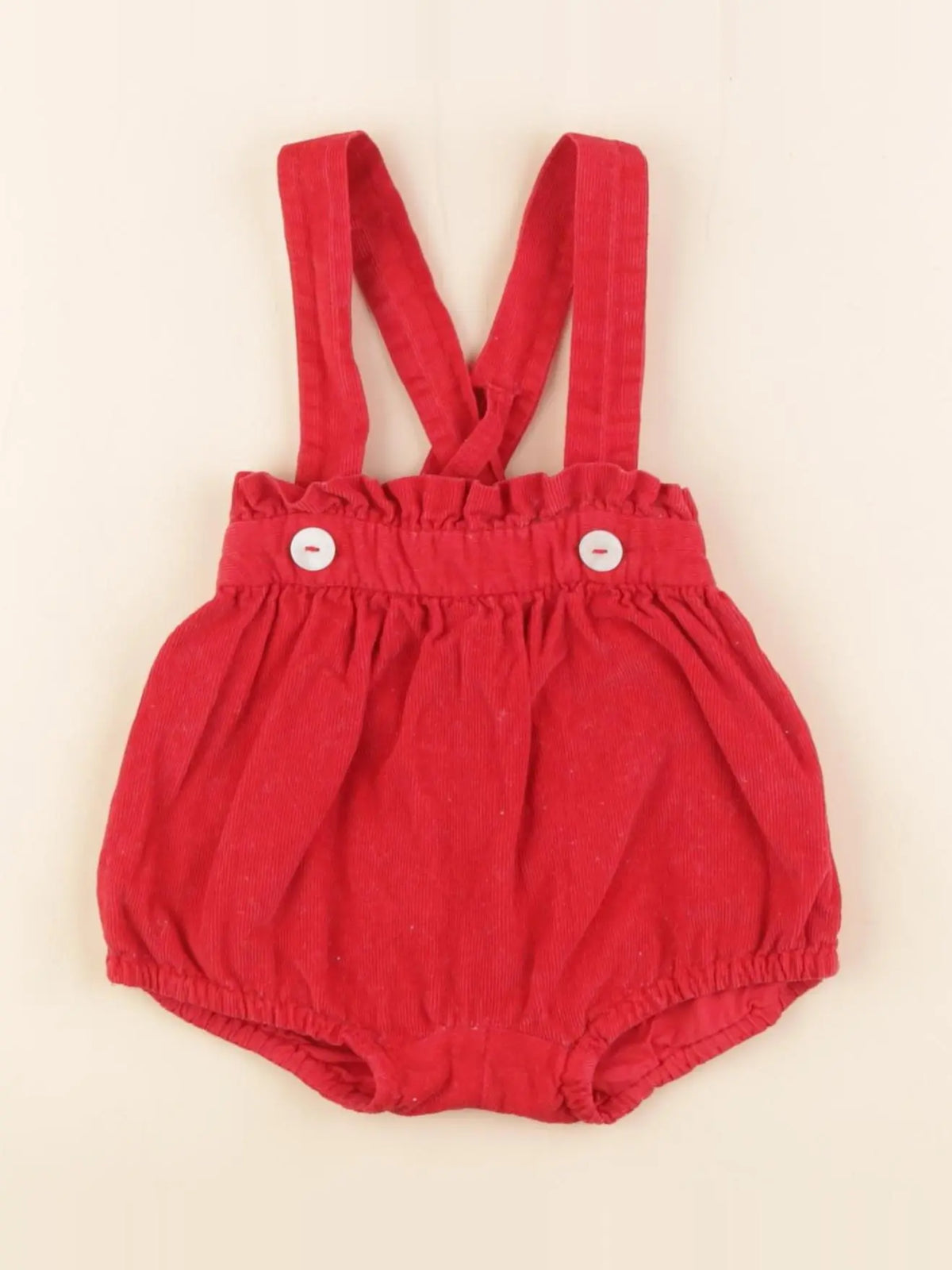 Jacadi - bloomer rouge - 3 mois