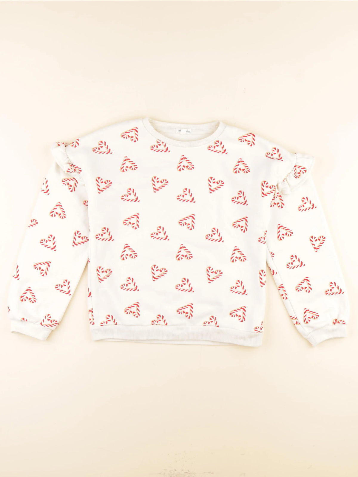 Vertbaudet - sweat blanc - 10 ans