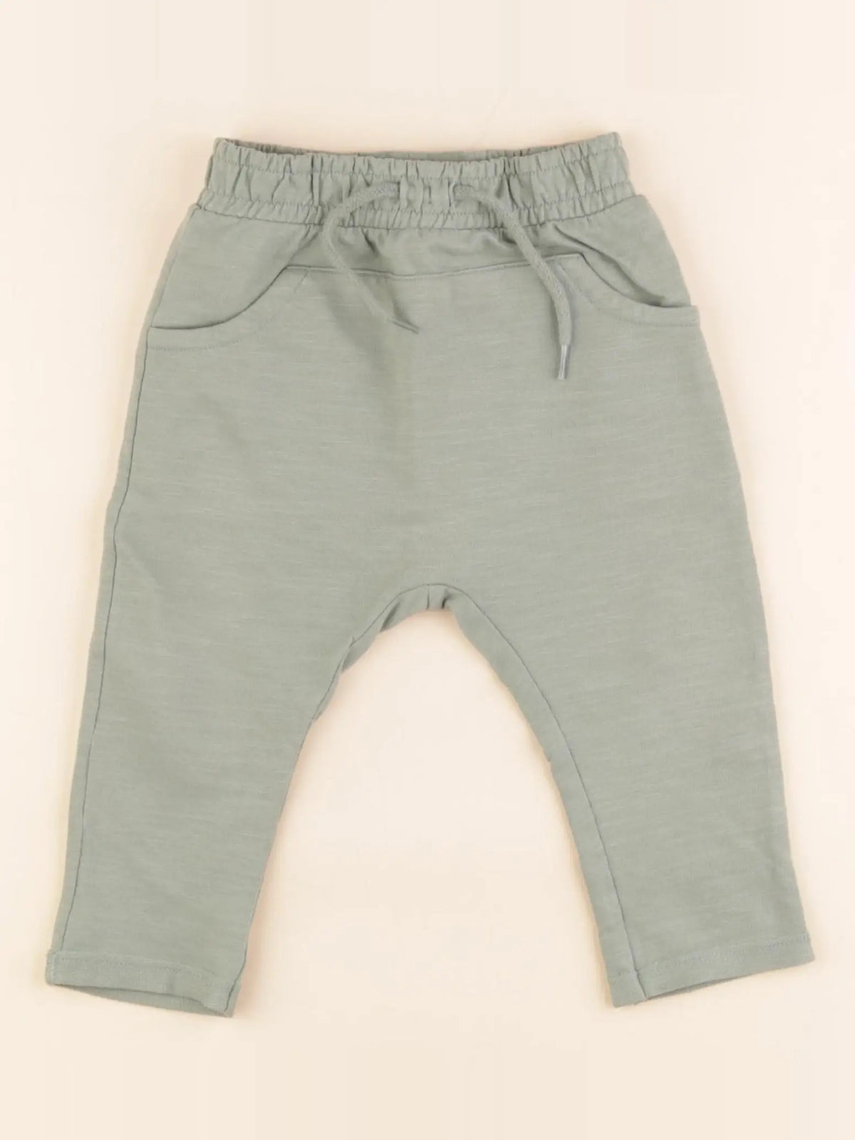 Vertbaudet - jogging vert - 9 mois