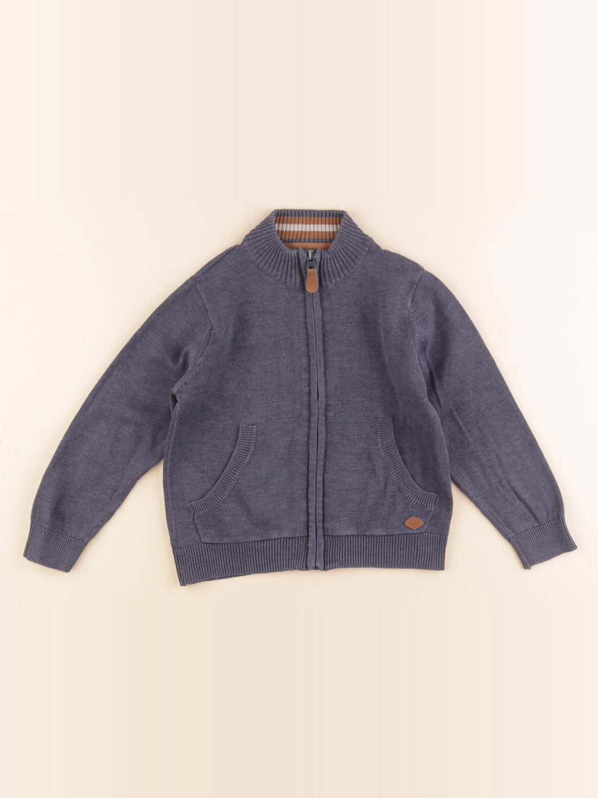 Vertbaudet - gilet gris - 4 ans