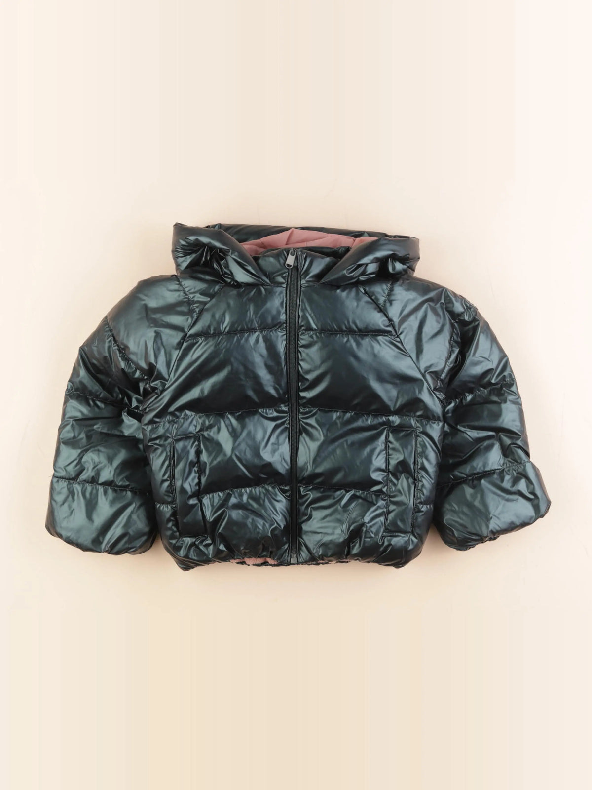 Vertbaudet - doudoune vert - 4 ans