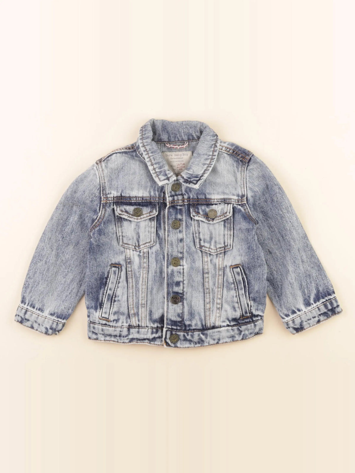 Zara - veste bleu - 12/18 mois