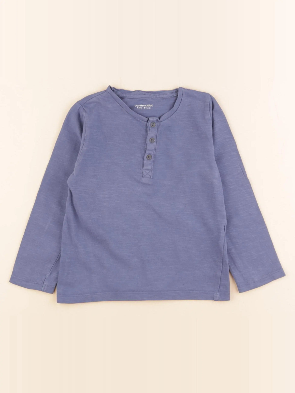 Vertbaudet - tee-shirt bleu - 3 ans