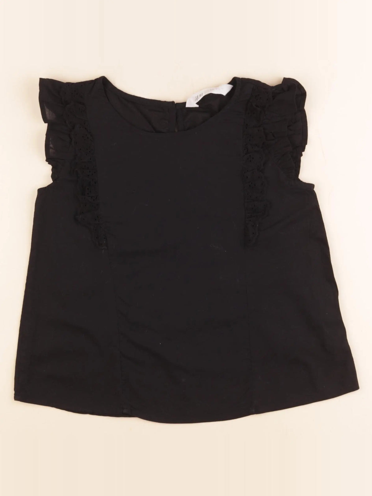H&M - blouse noir - 6/7 ans