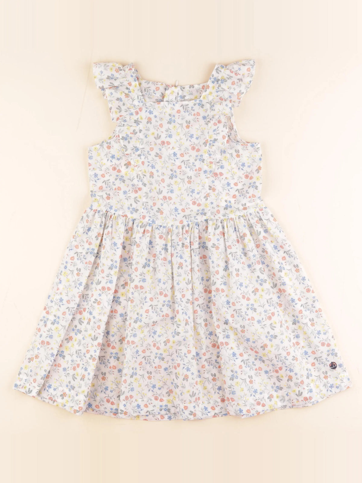 Petit Bateau - robe multicolore - 8 ans