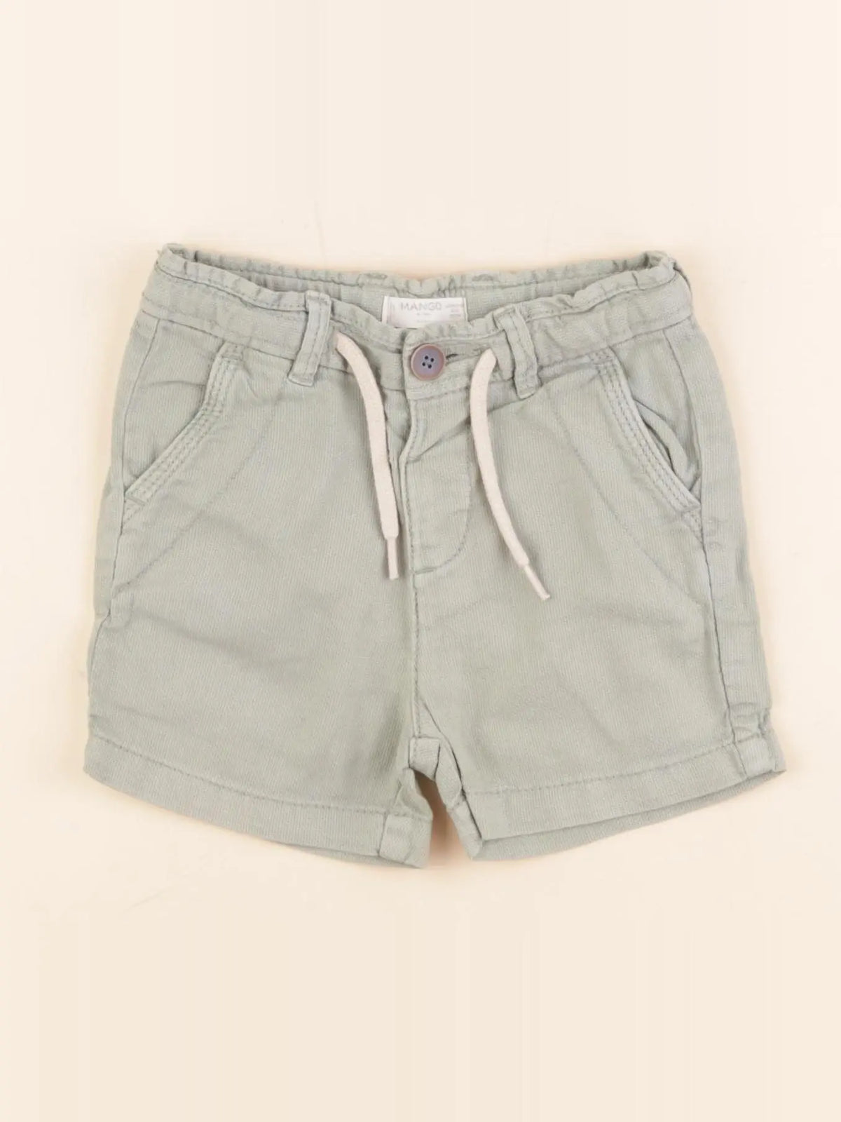 Mango - short vert - 9/12 mois