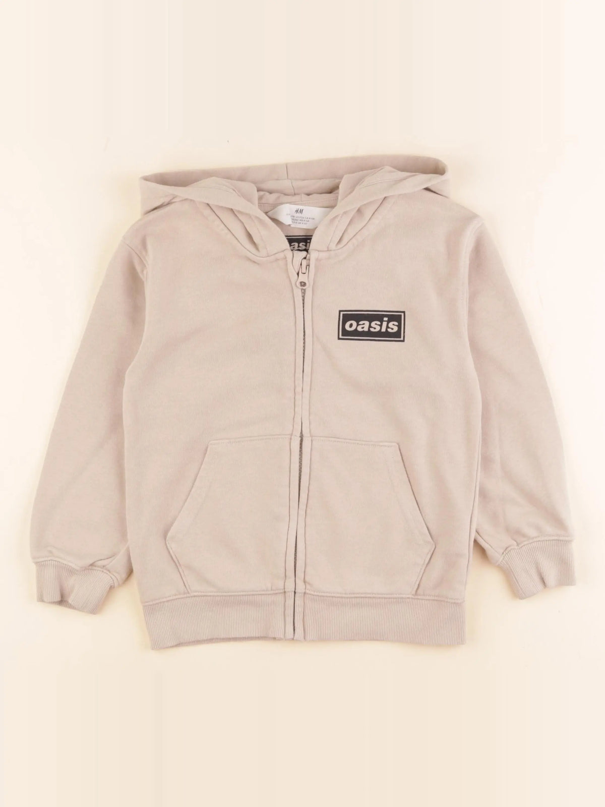 H&M - sweat beige - 5/6 ans