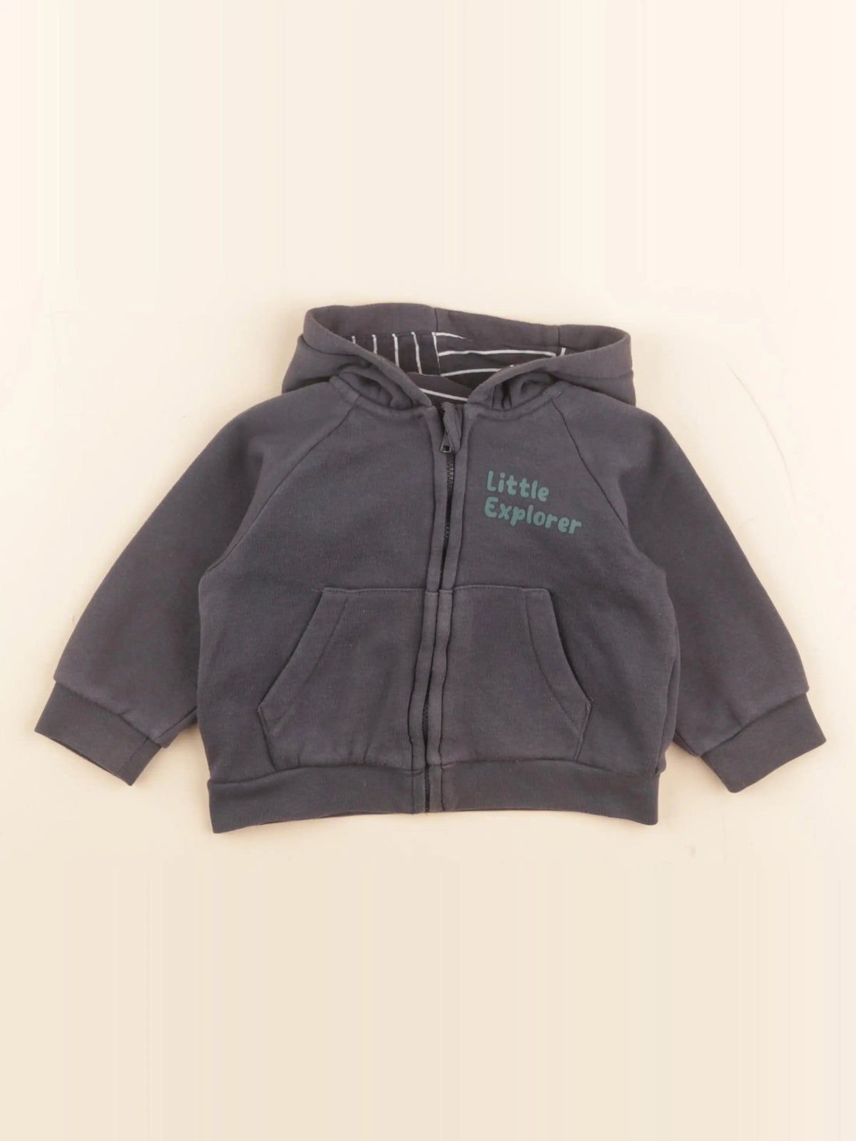 Vertbaudet - sweat bleu - 18 mois