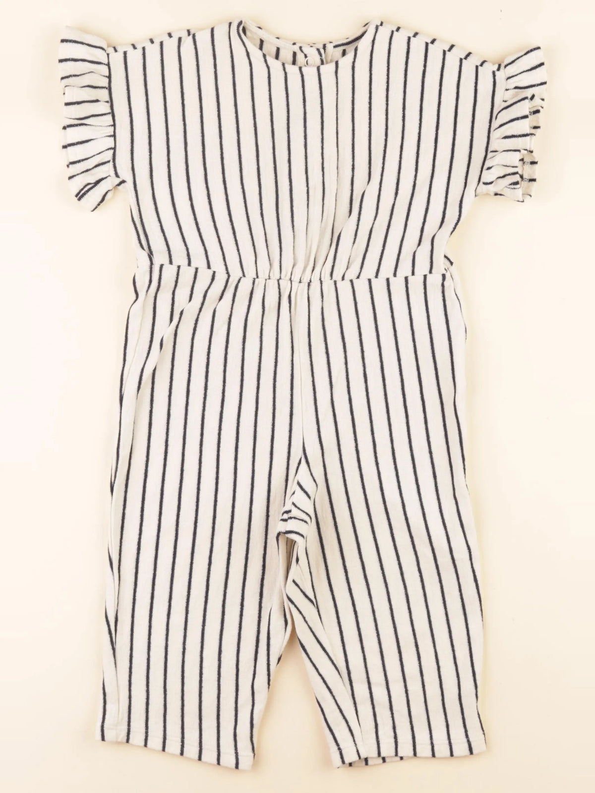 H&M - combinaison beige, bleu - 18/24 mois