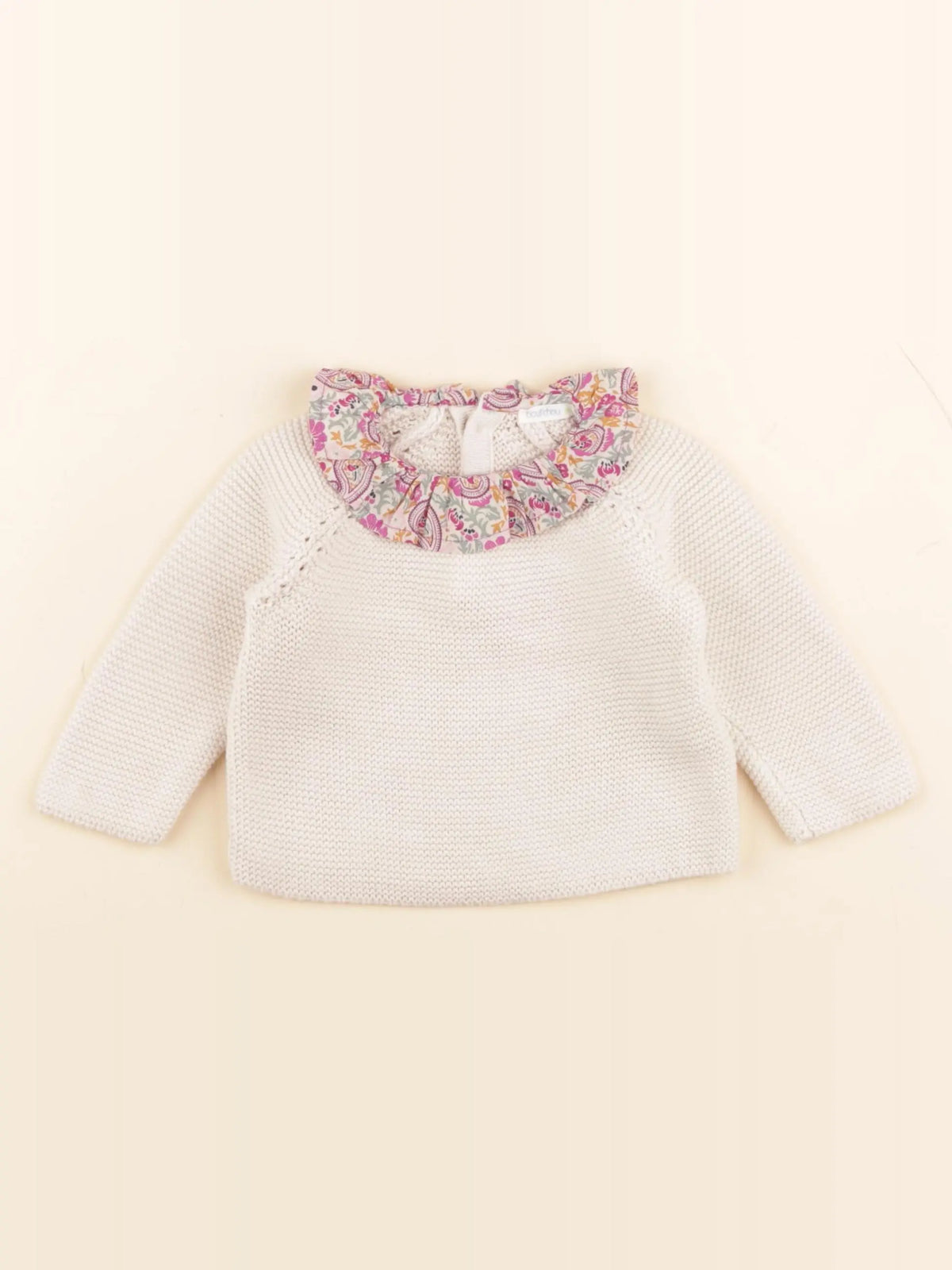Boutchou - pull beige - 6 mois