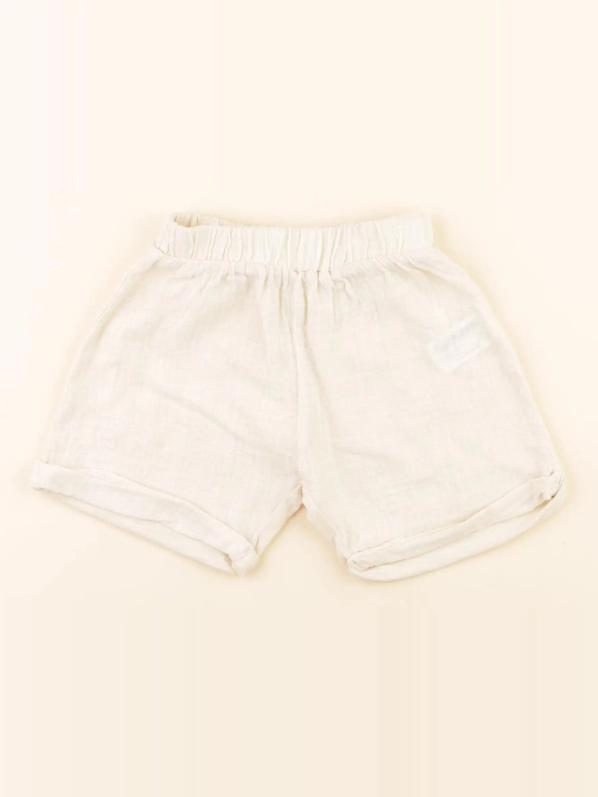Zara - short beige - 9/12 mois