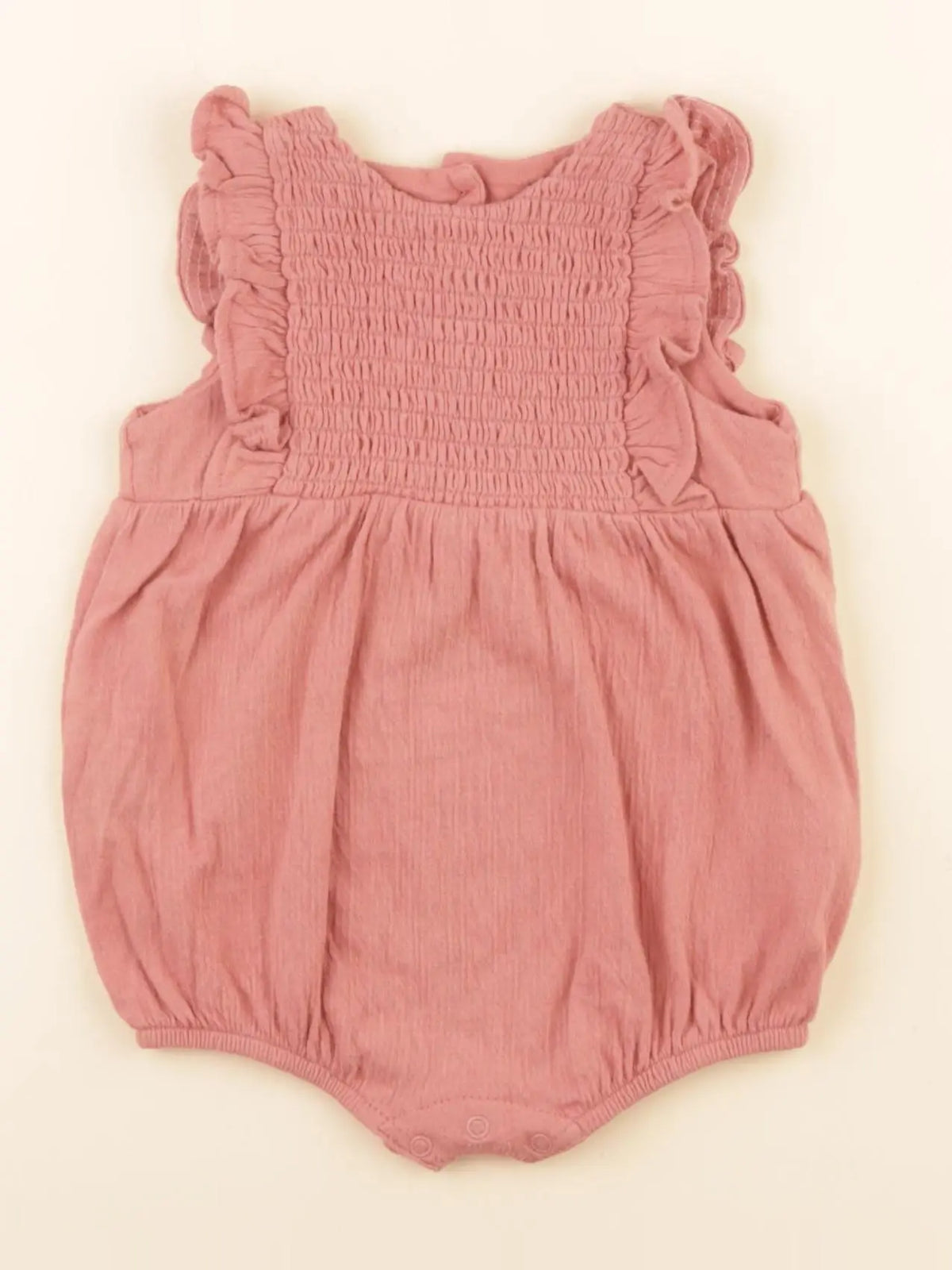 Vertbaudet - combinaison rose - 3 mois