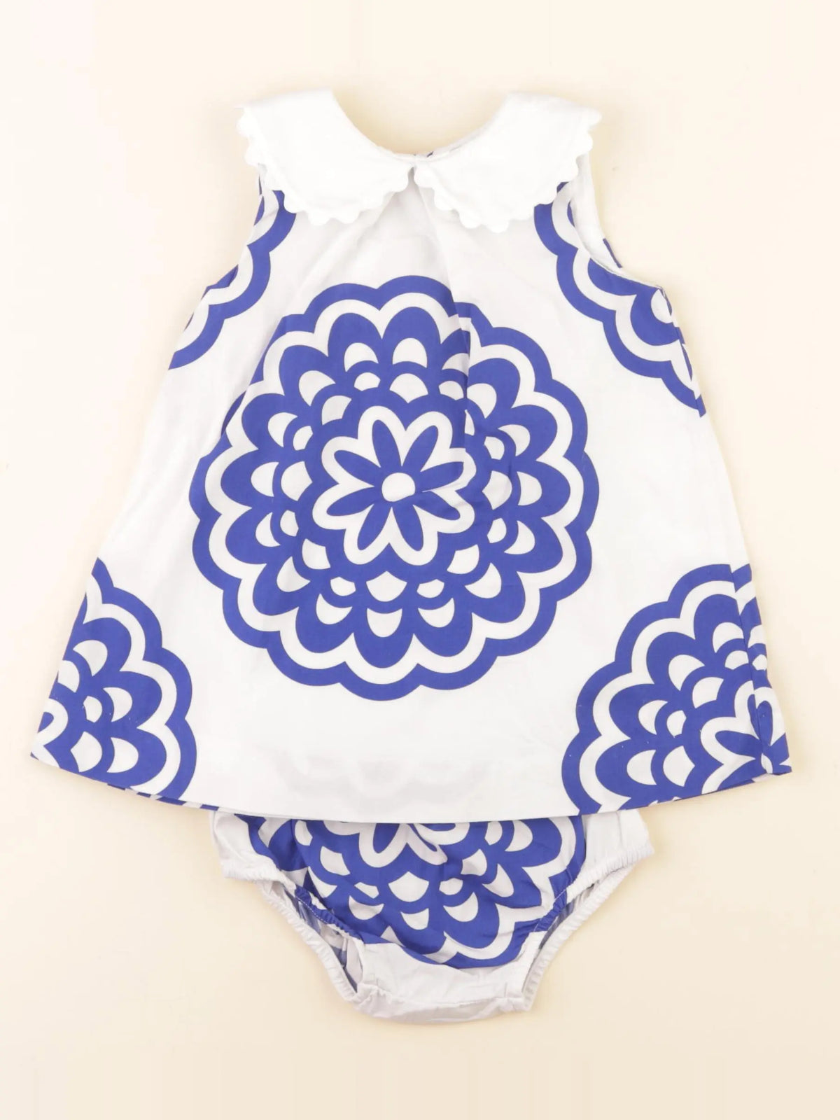 Jacadi - robe bleu - 12 mois