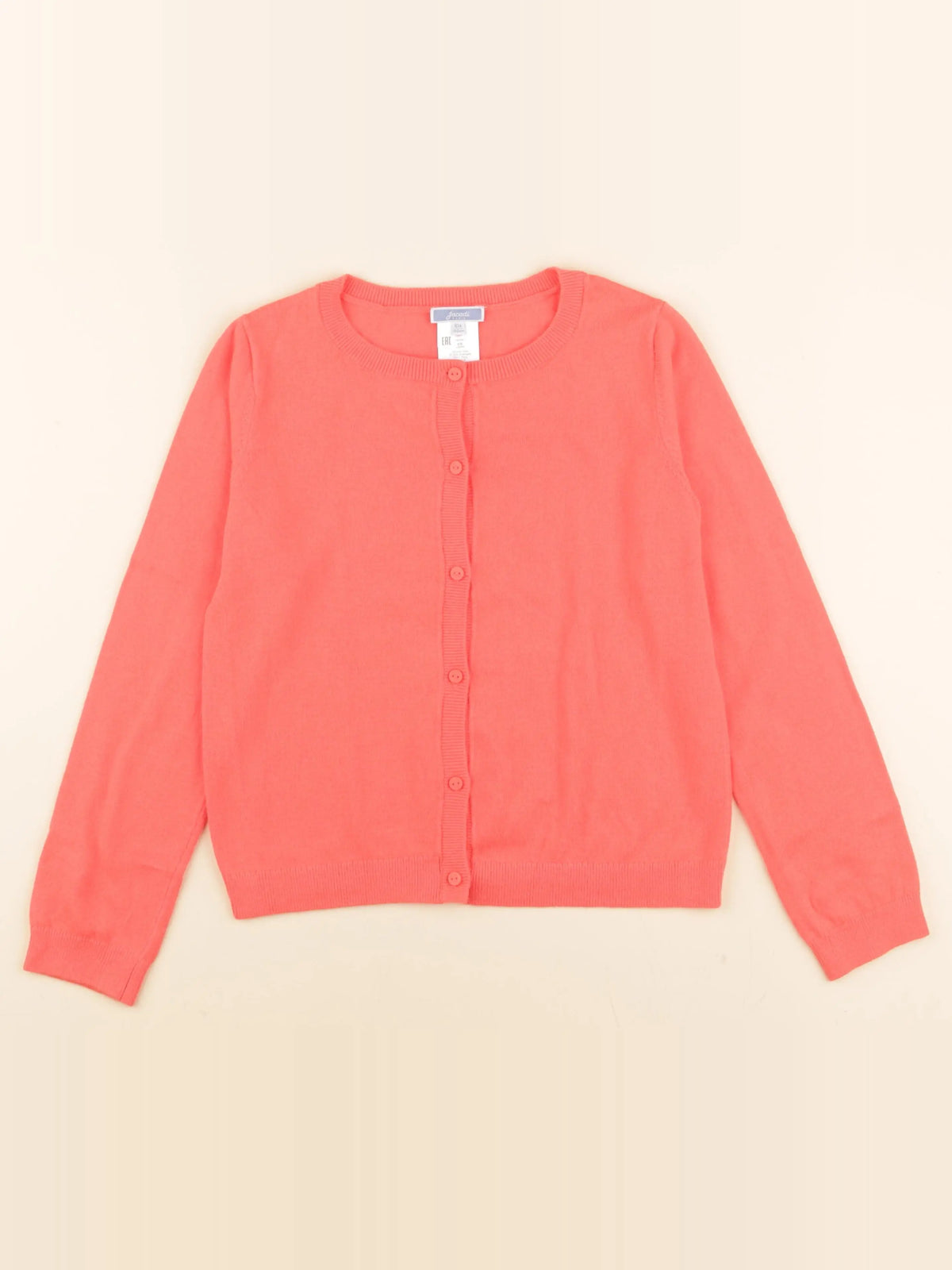 Jacadi - gilet orange fluo - 10 ans