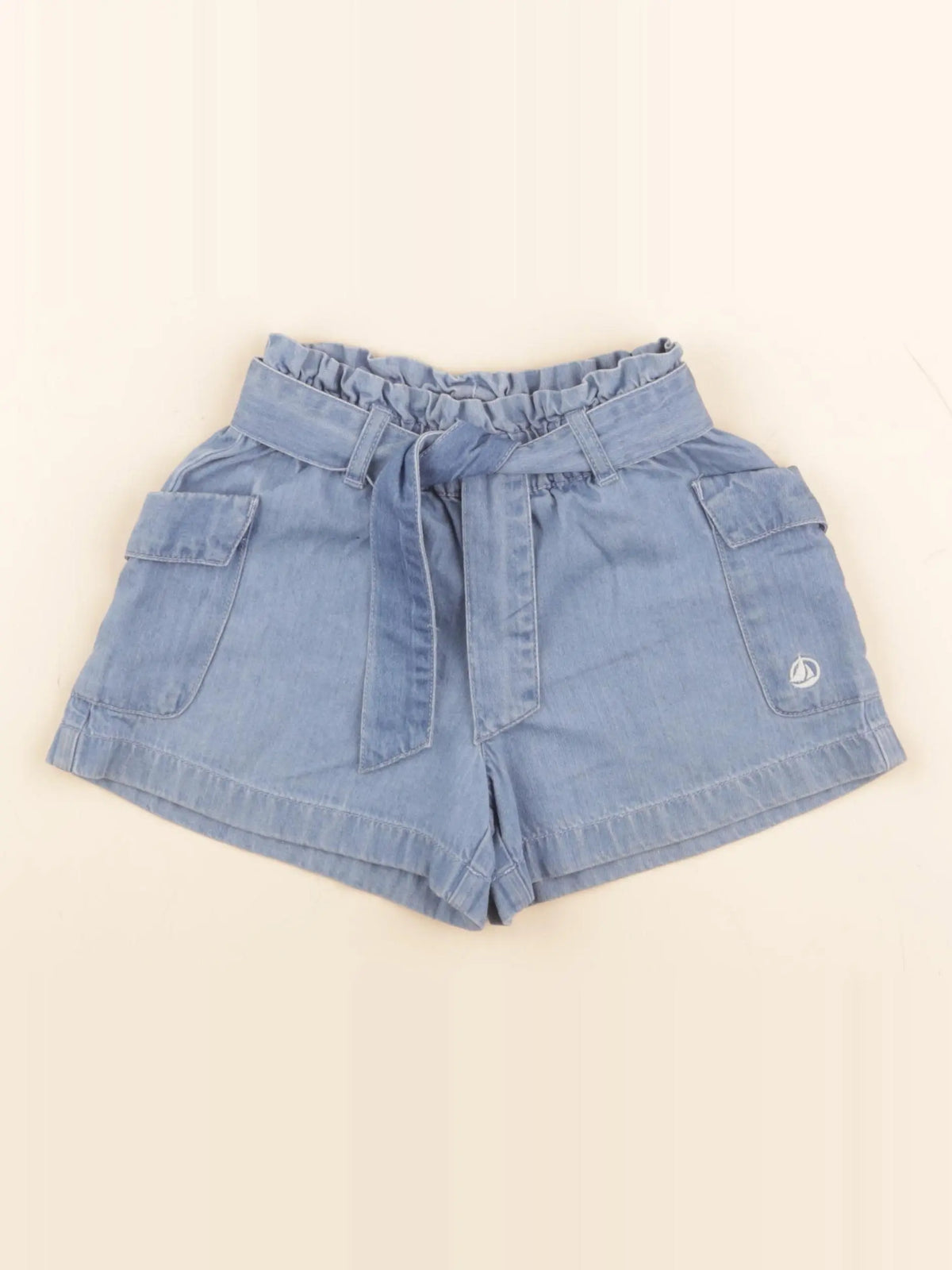 Petit Bateau - short bleu - 3 ans