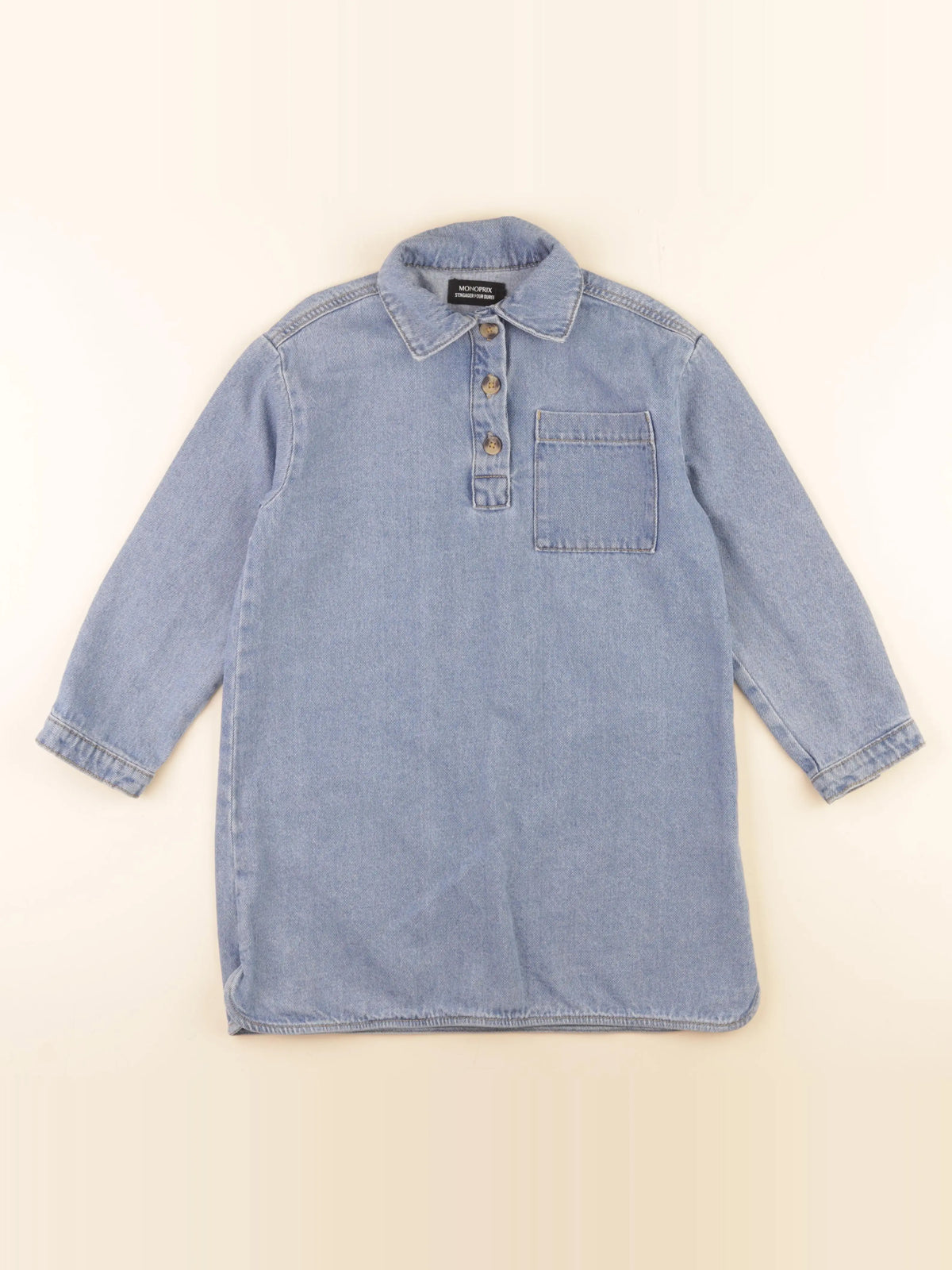 Monoprix - robe bleu - 8 ans