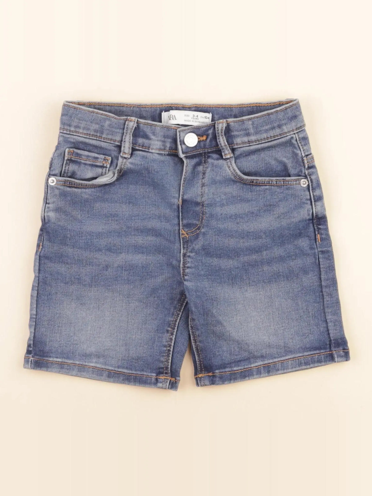 Zara - short bleu - 3/4 ans