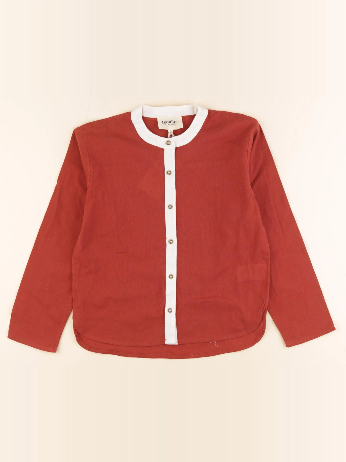 Bandits à la crème - chemise marron - 10 ans