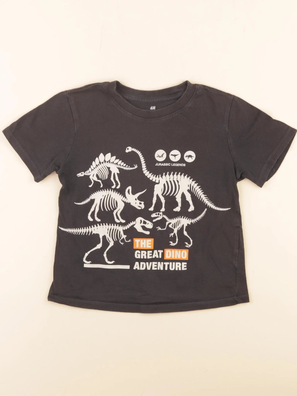 H&M - tee-shirt gris - 2/4 ans