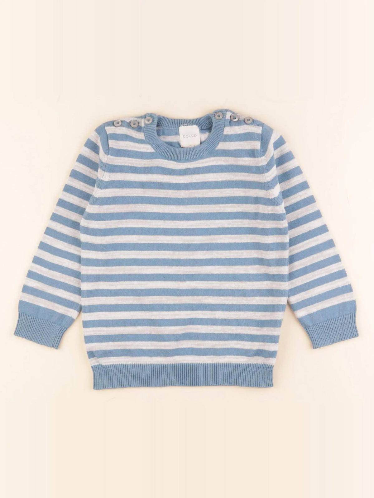 Gocco - pull bleu - 2/3 ans