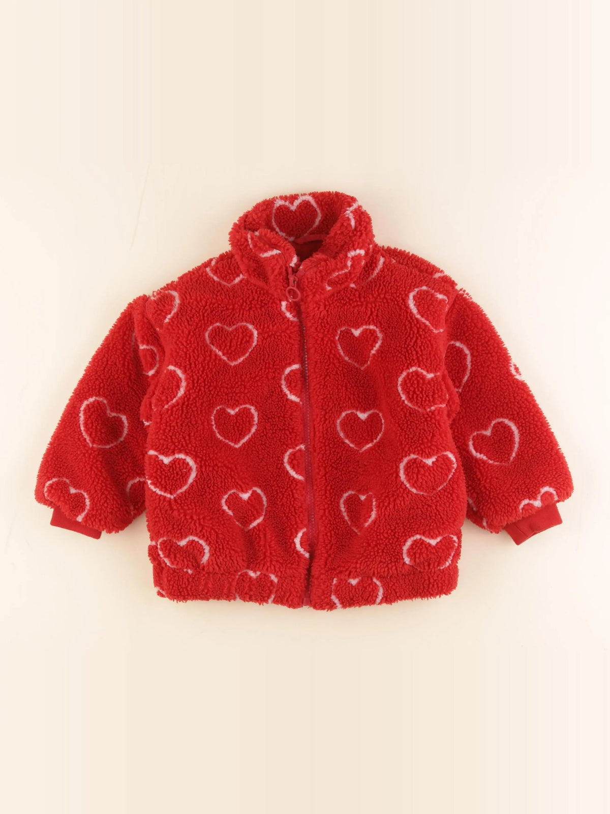Zara - veste rouge - 2/3 ans