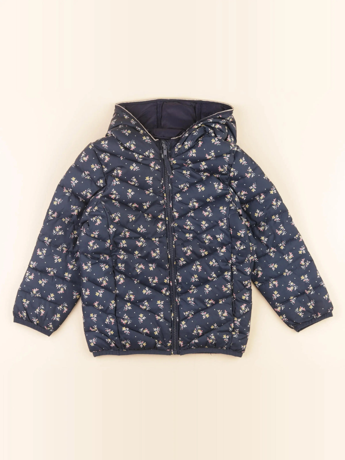 Vertbaudet - doudoune bleu - 6 ans