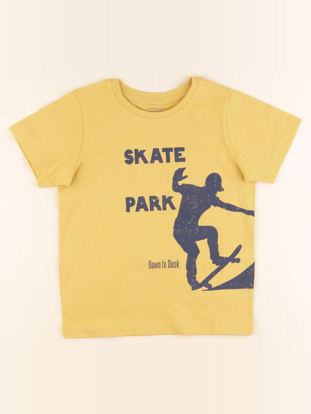 Vertbaudet - tee-shirt jaune - 6 ans