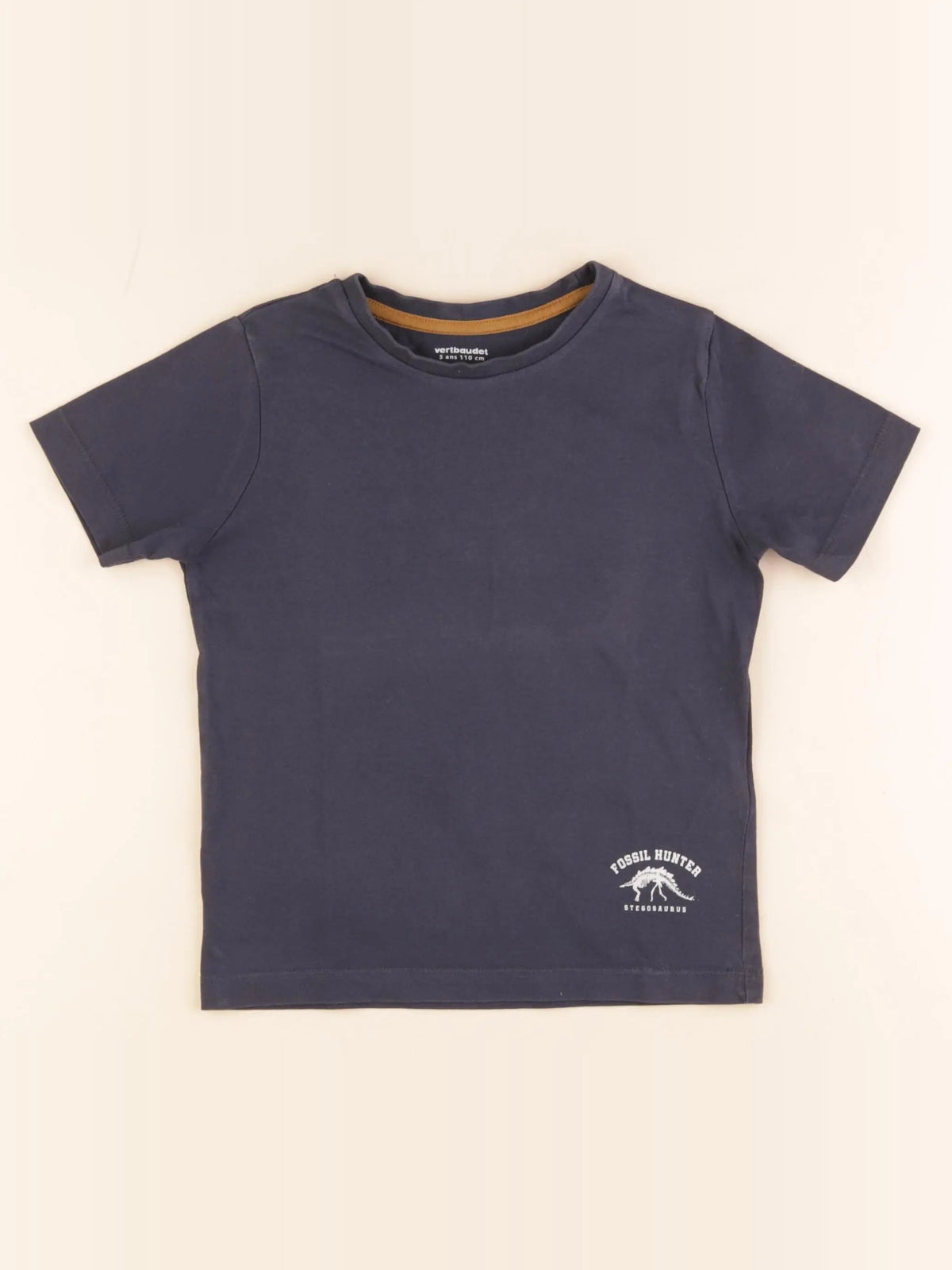 Vertbaudet - tee-shirt bleu - 5 ans