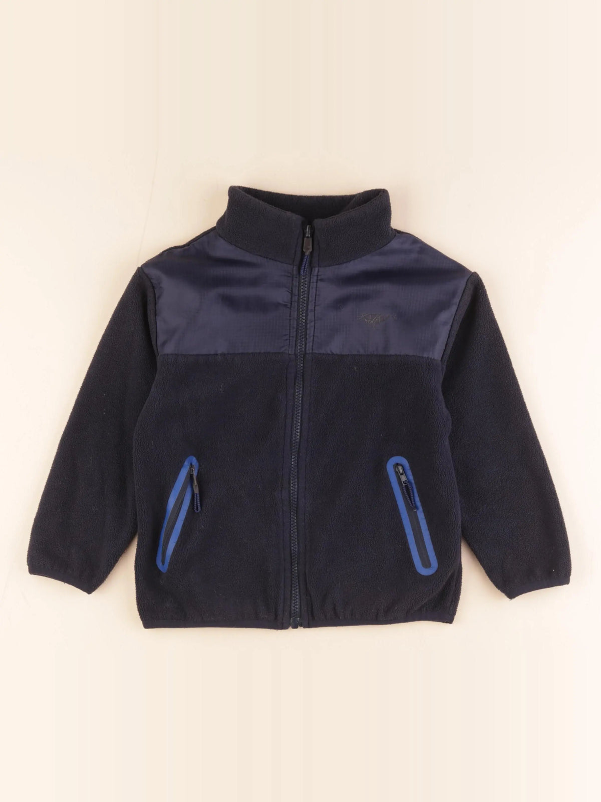 Vertbaudet - polaire bleu - 6 ans