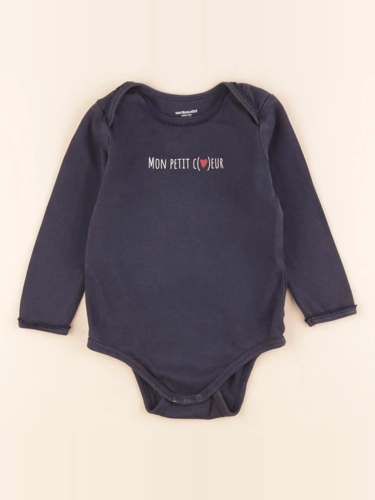 Vertbaudet - body bleu - 2 ans
