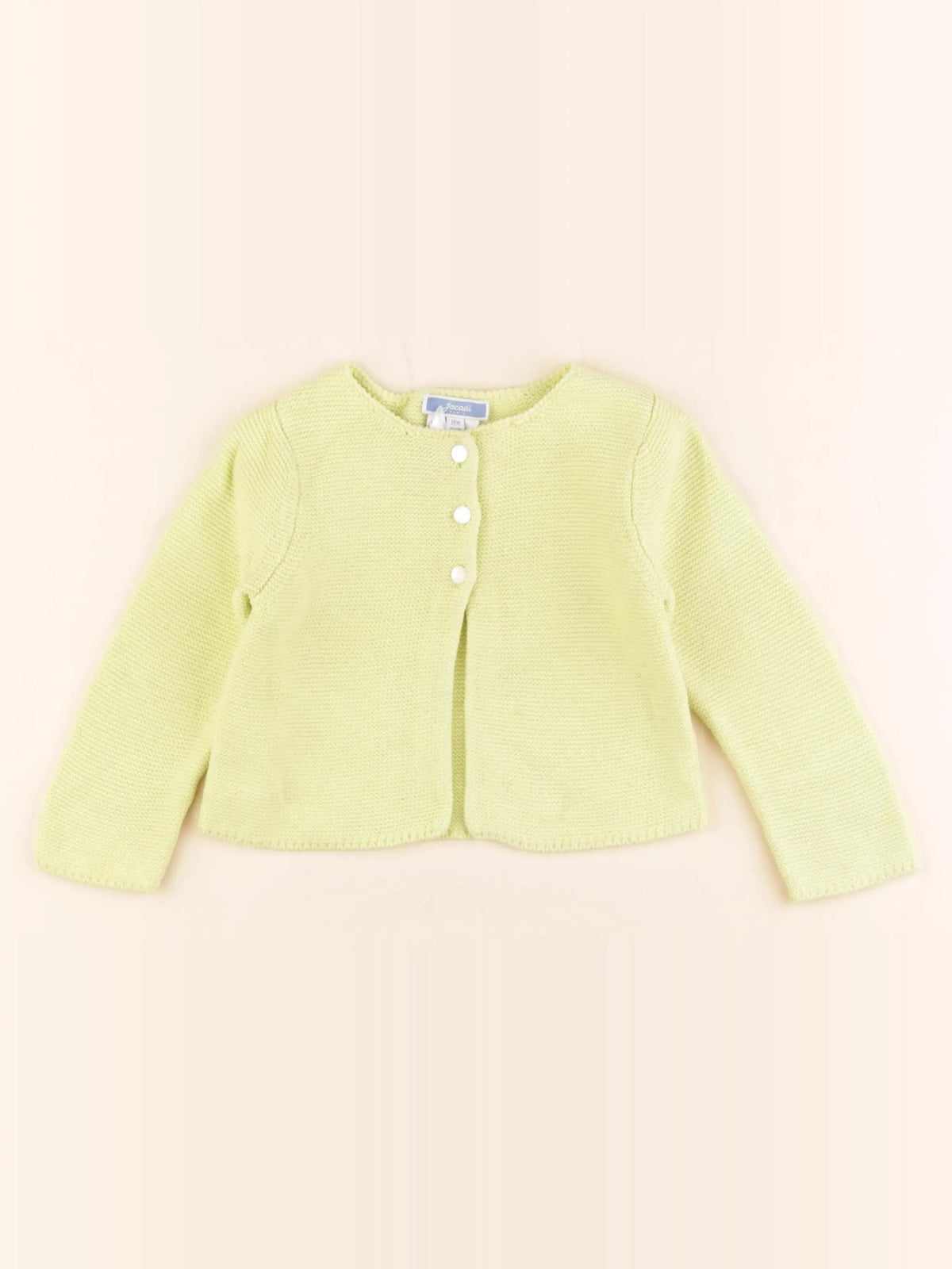 Jacadi - gilet vert, jaune - 18 mois