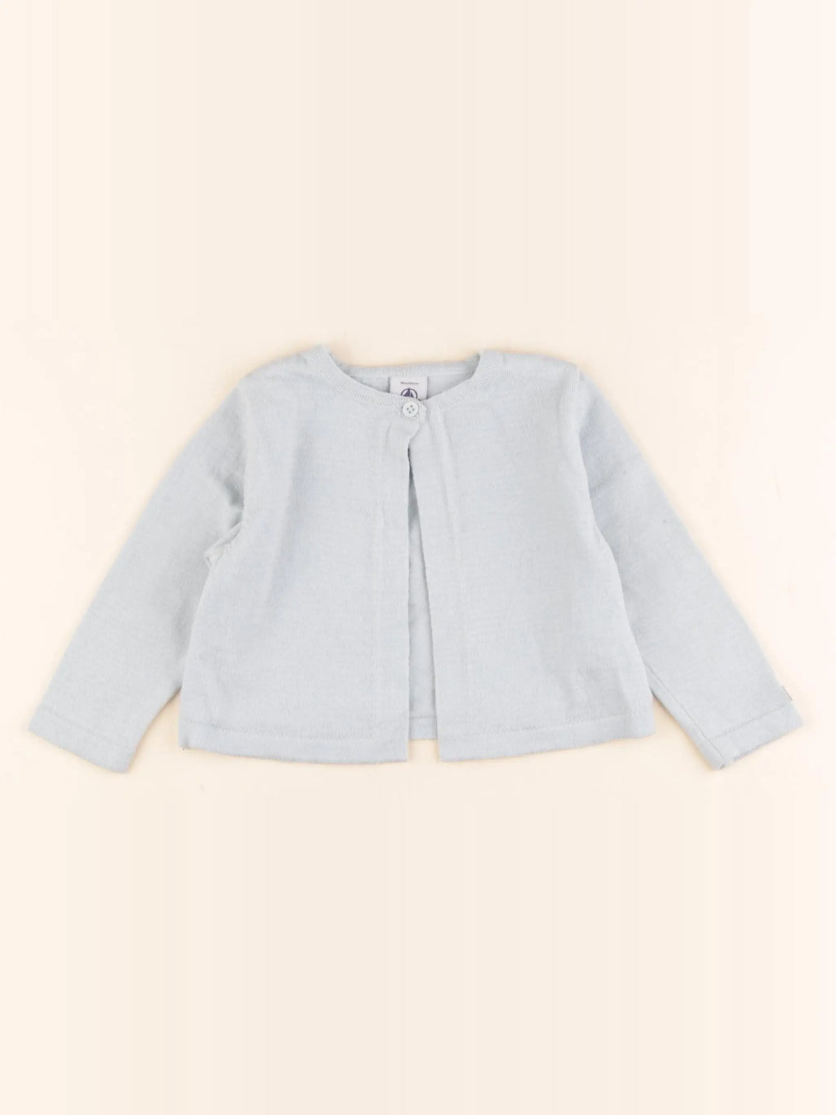 Petit Bateau - gilet bleu - 18 mois