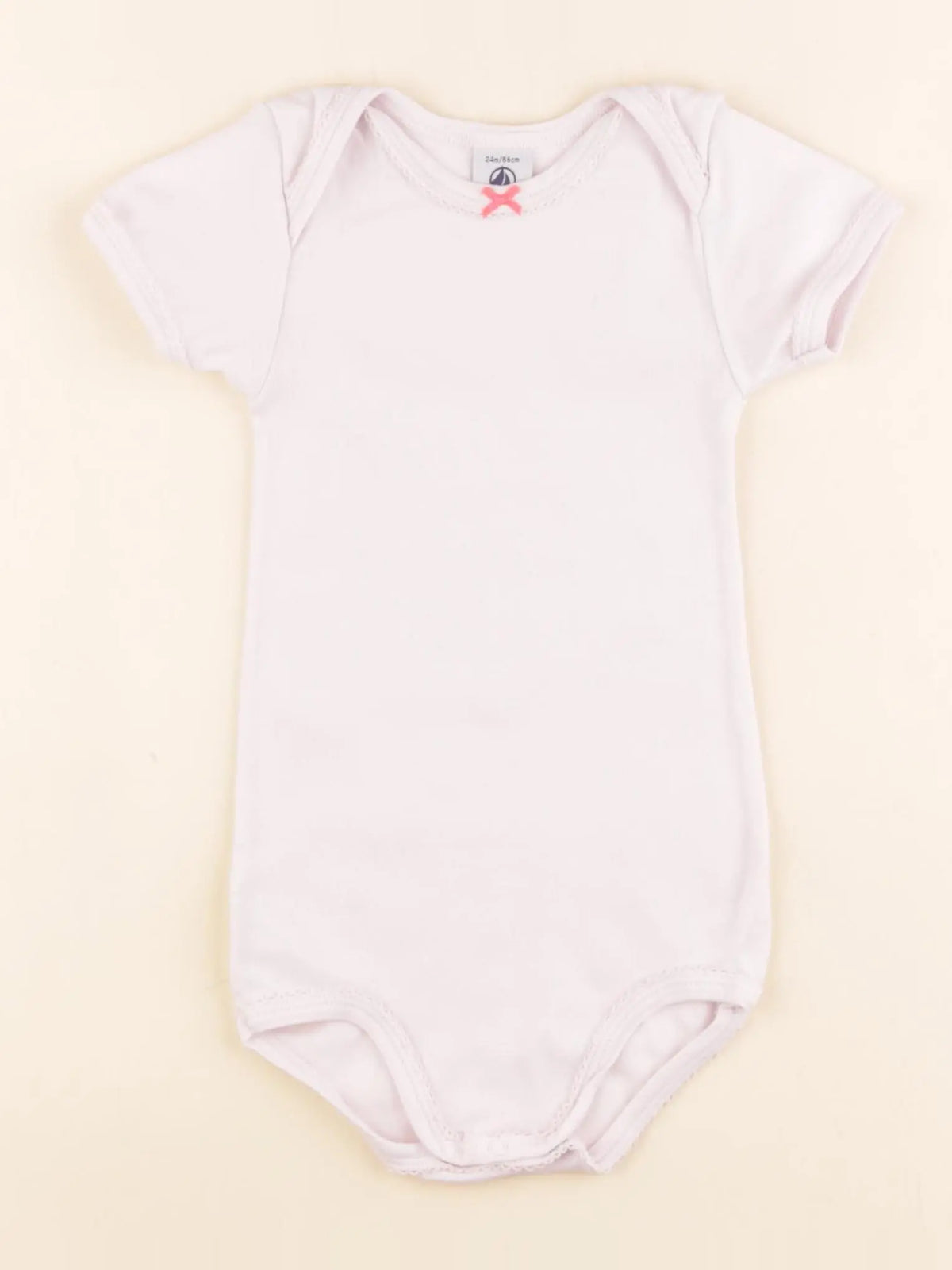 Petit Bateau - body rose - 24 mois
