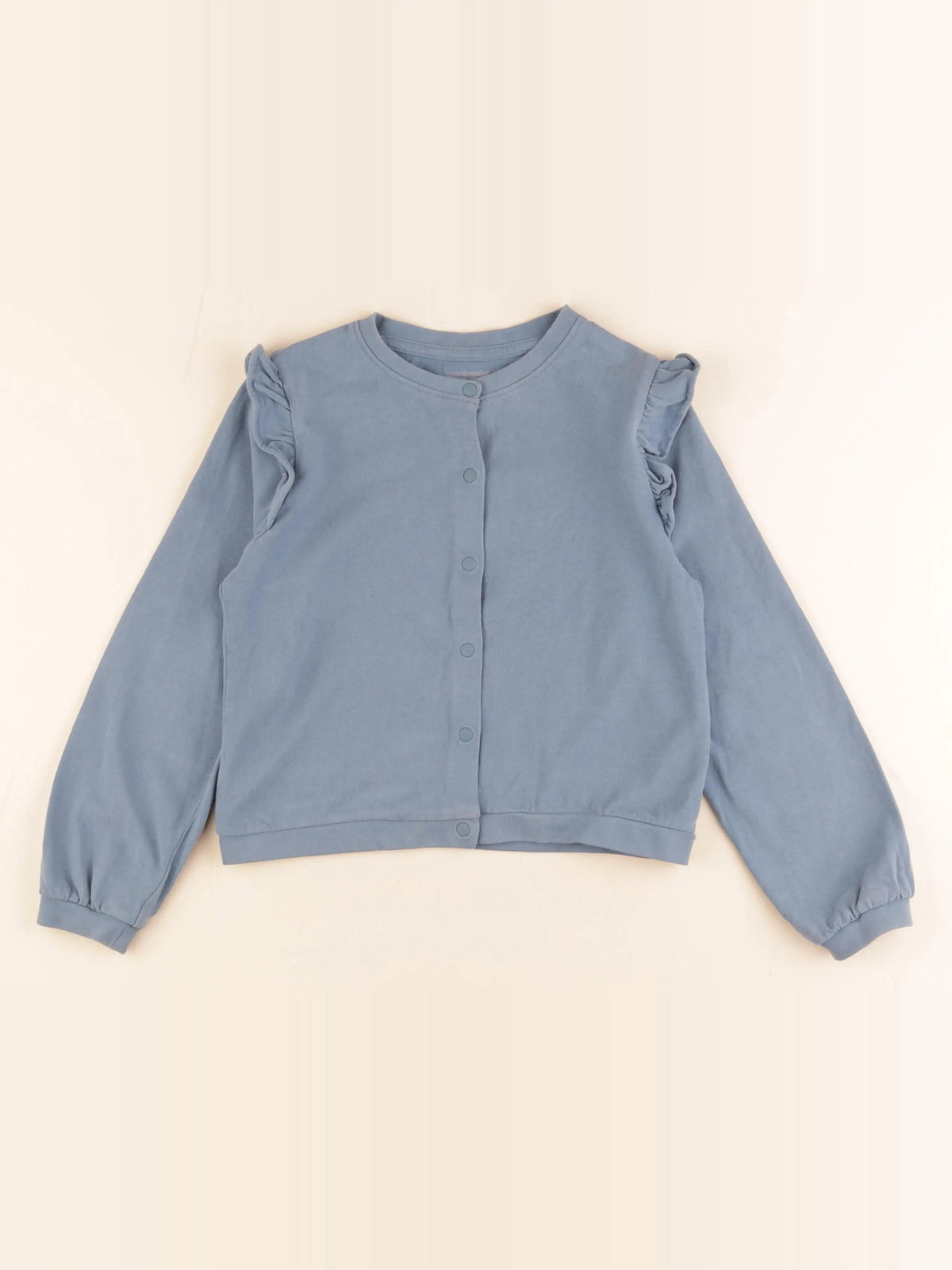 Vertbaudet - sweat bleu - 8 ans