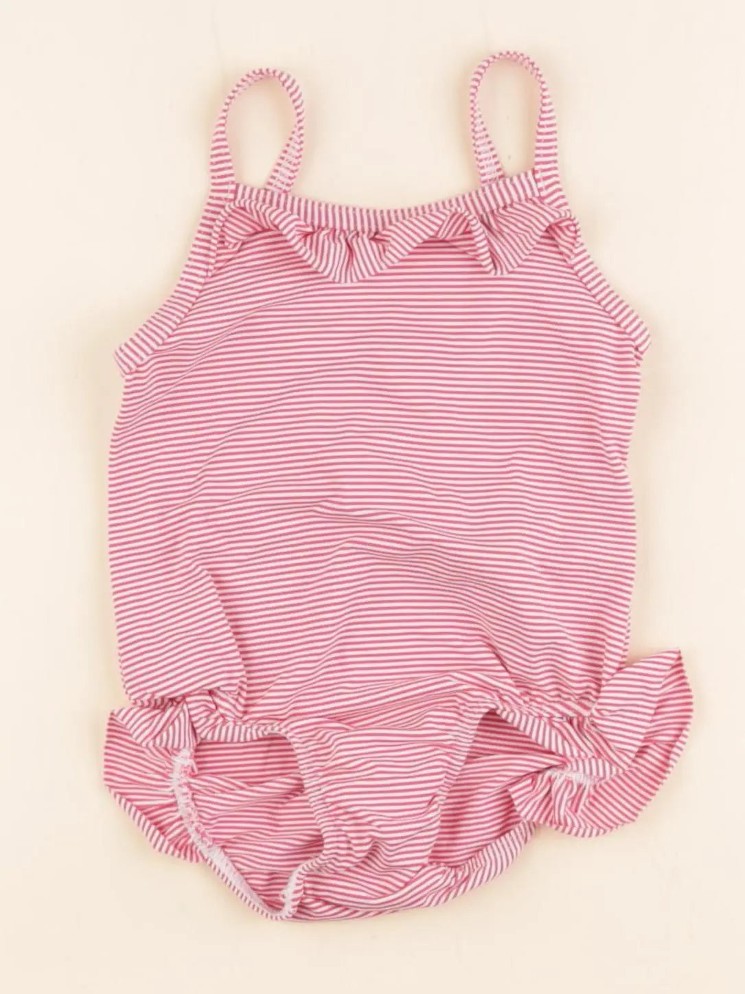 Petit Bateau - maillot de bain blanc, rose - 12 mois