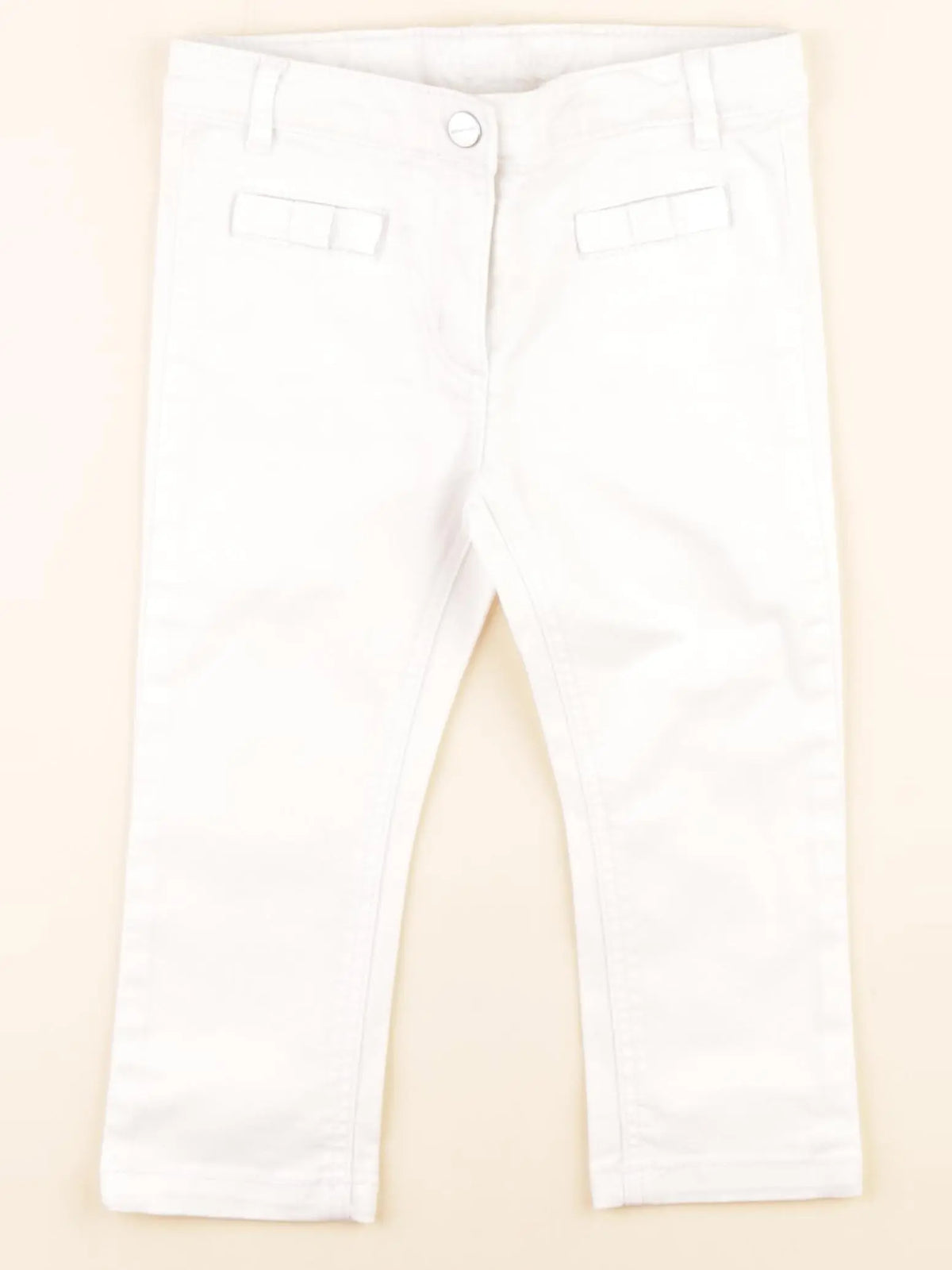 Jacadi - pantalon blanc - 24 mois