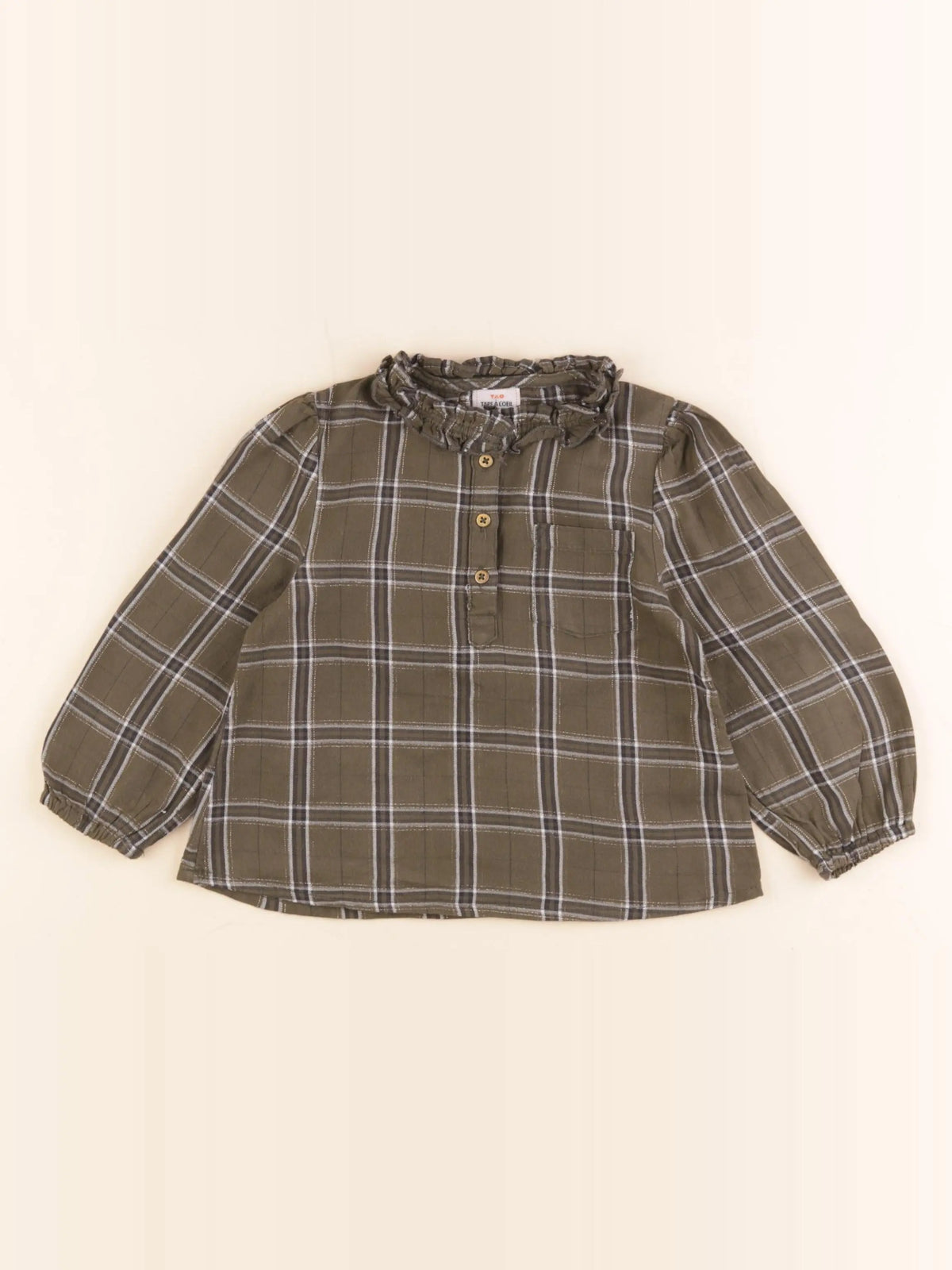 Tape à l'oeil - blouse vert, or - 2 ans