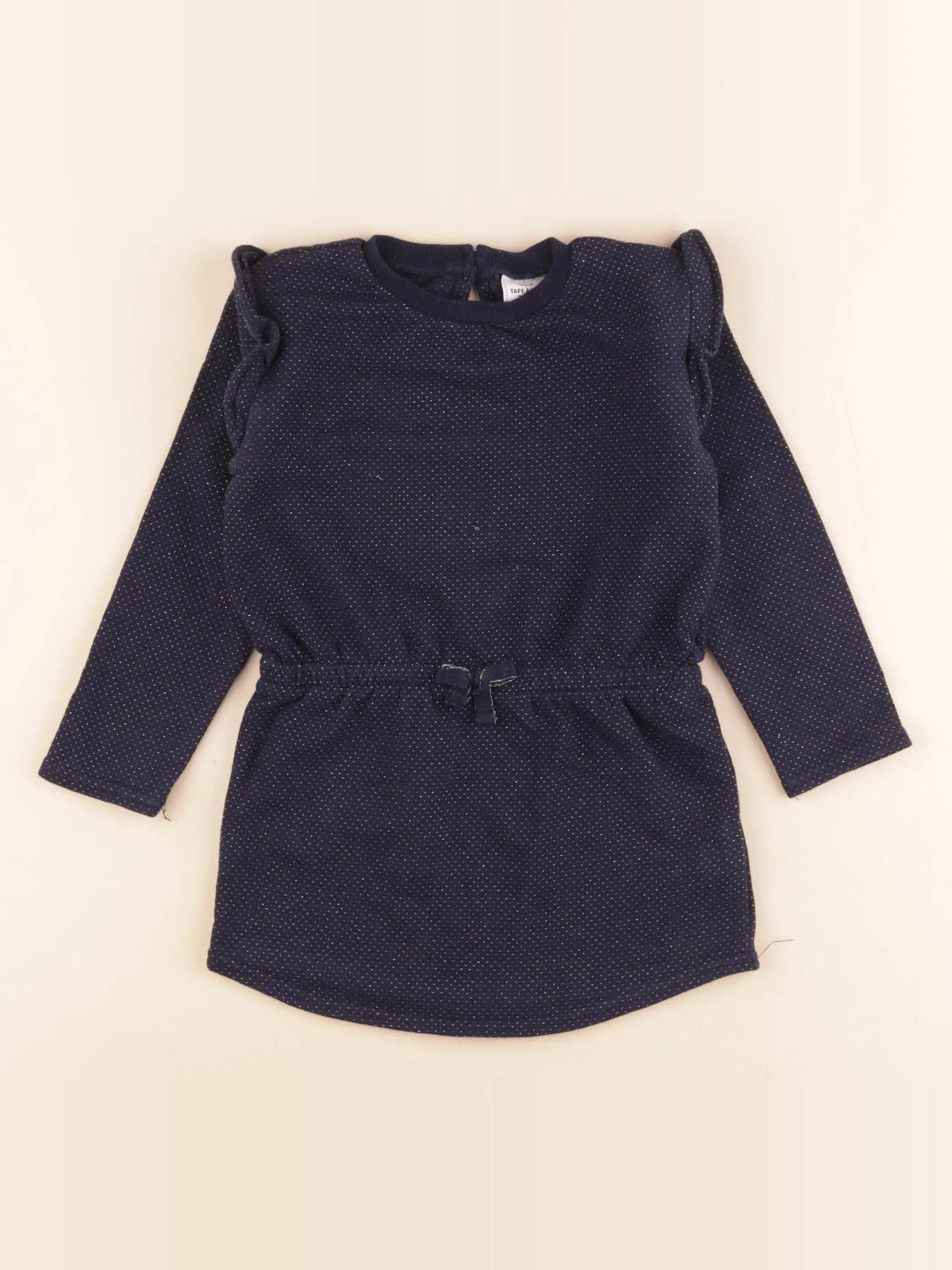 Tape à l'oeil - robe bleu, or - 2 ans
