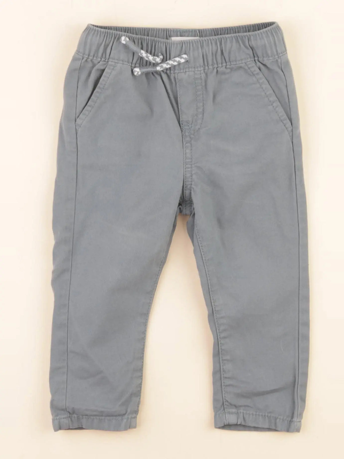 Vertbaudet - pantalon vert - 9 mois