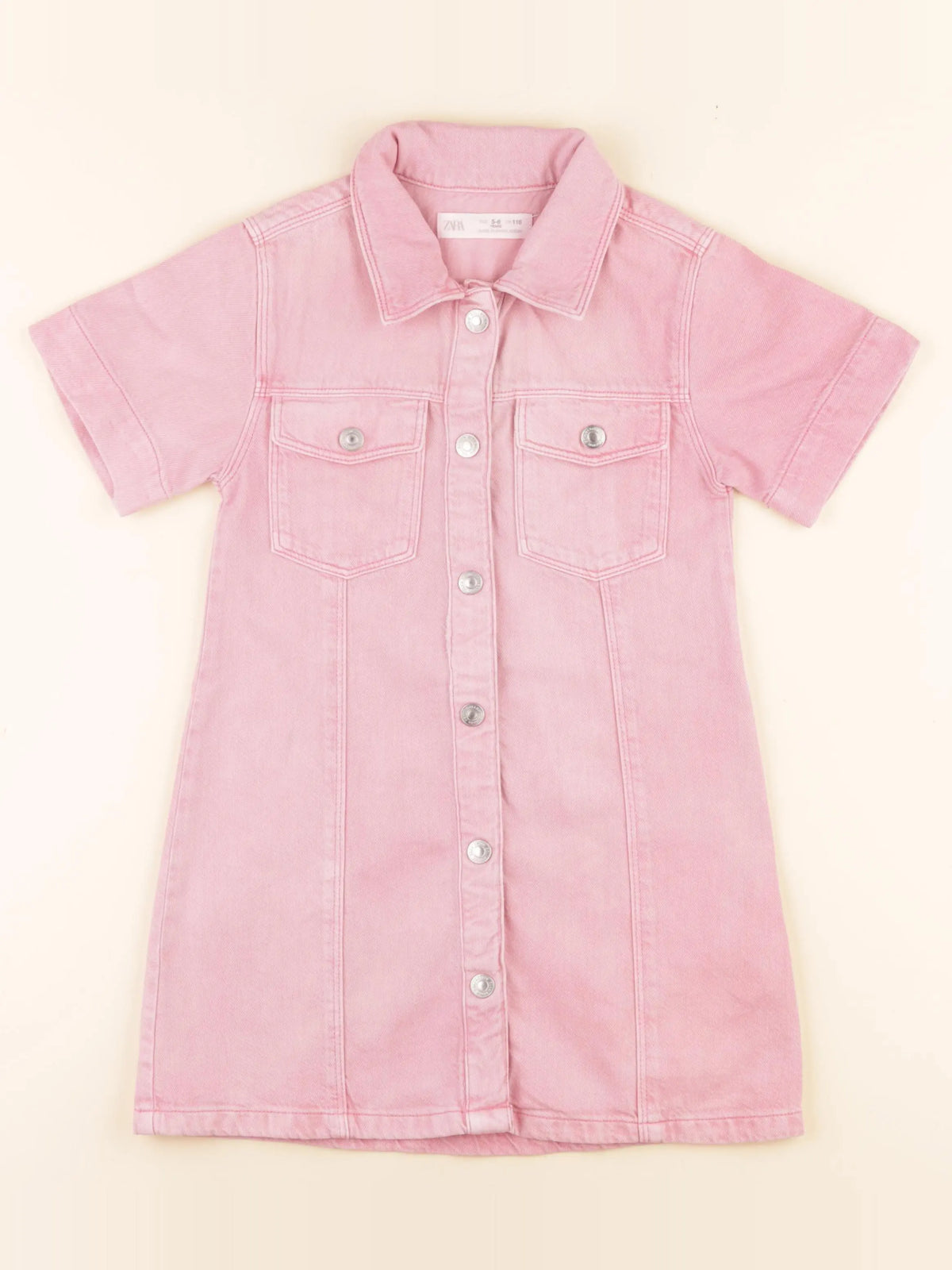 Zara - robe rose - 5/6 ans
