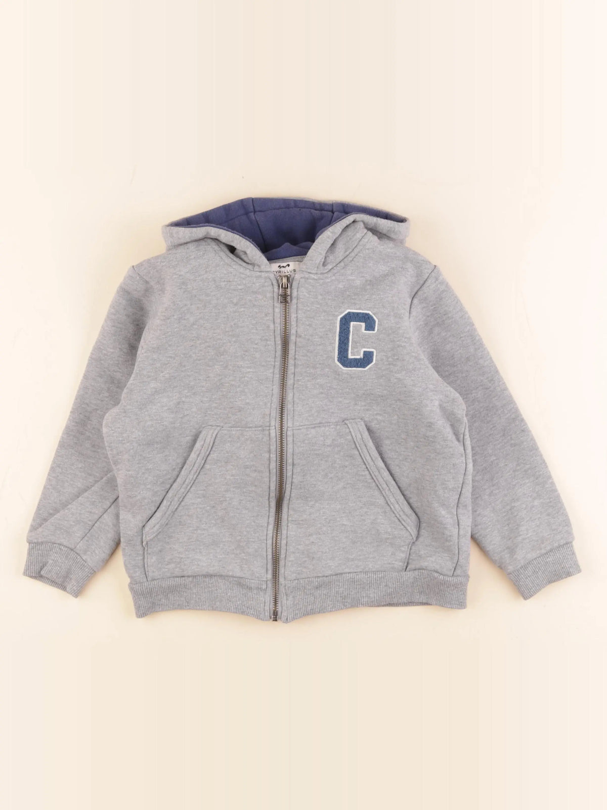 Cyrillus - sweat gris - 6 ans