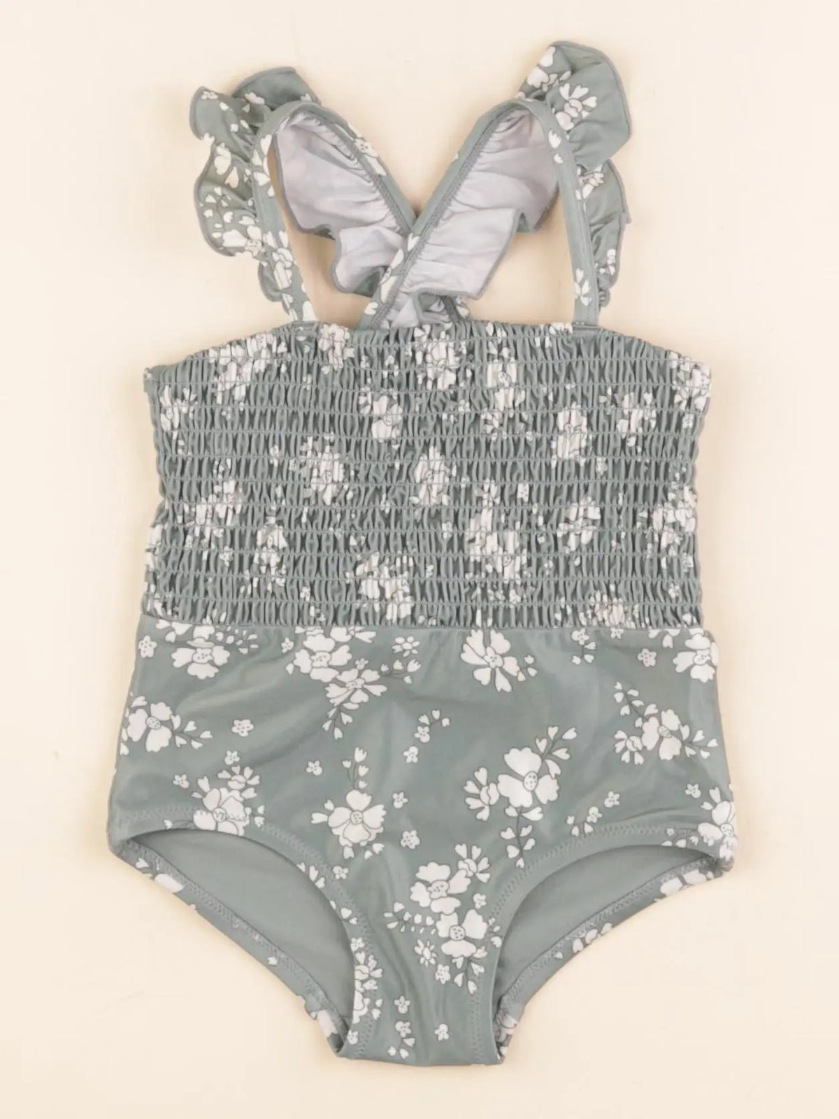 H&M - maillot de bain vert - 9/12 mois