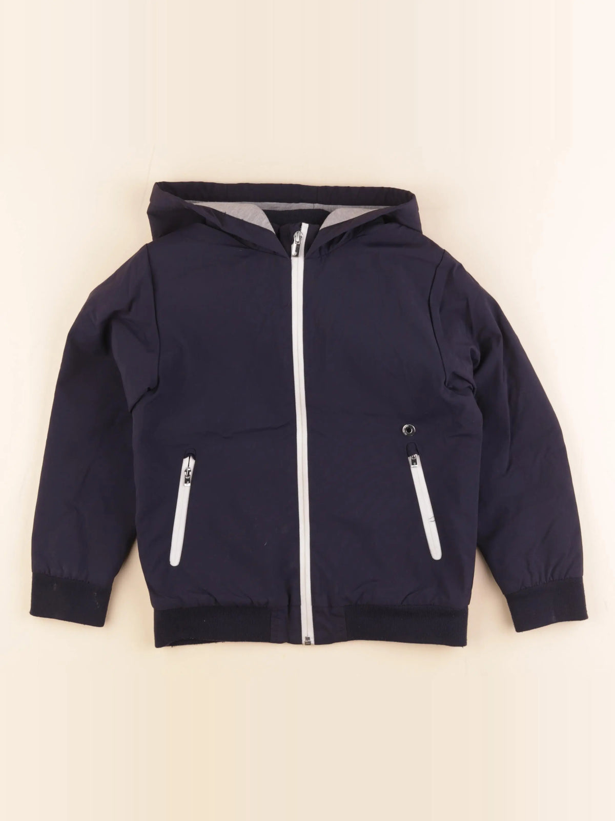 Jacadi - veste doublé bleu - 8 ans