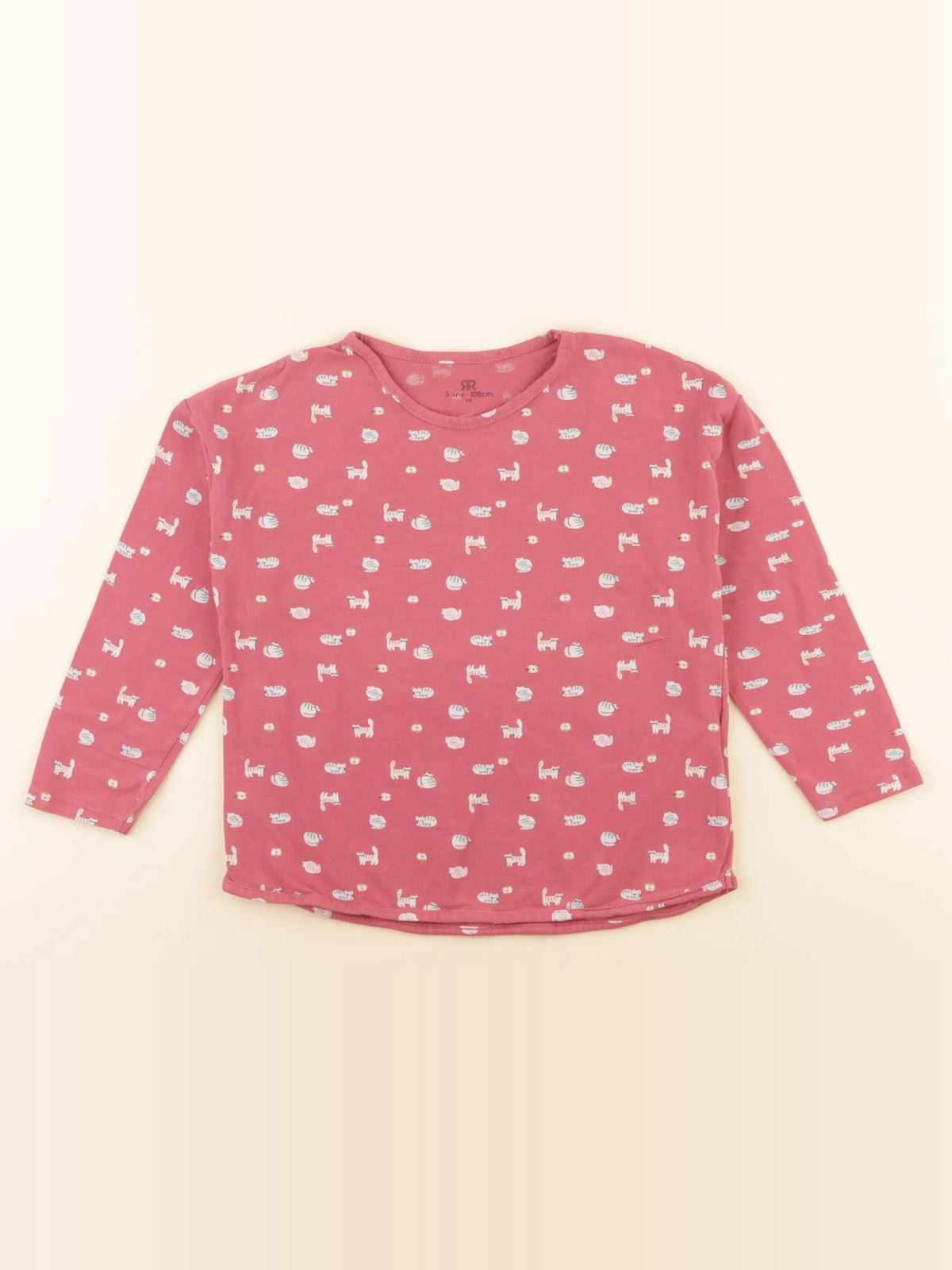 La Redoute - tee-shirt rose - 5 ans