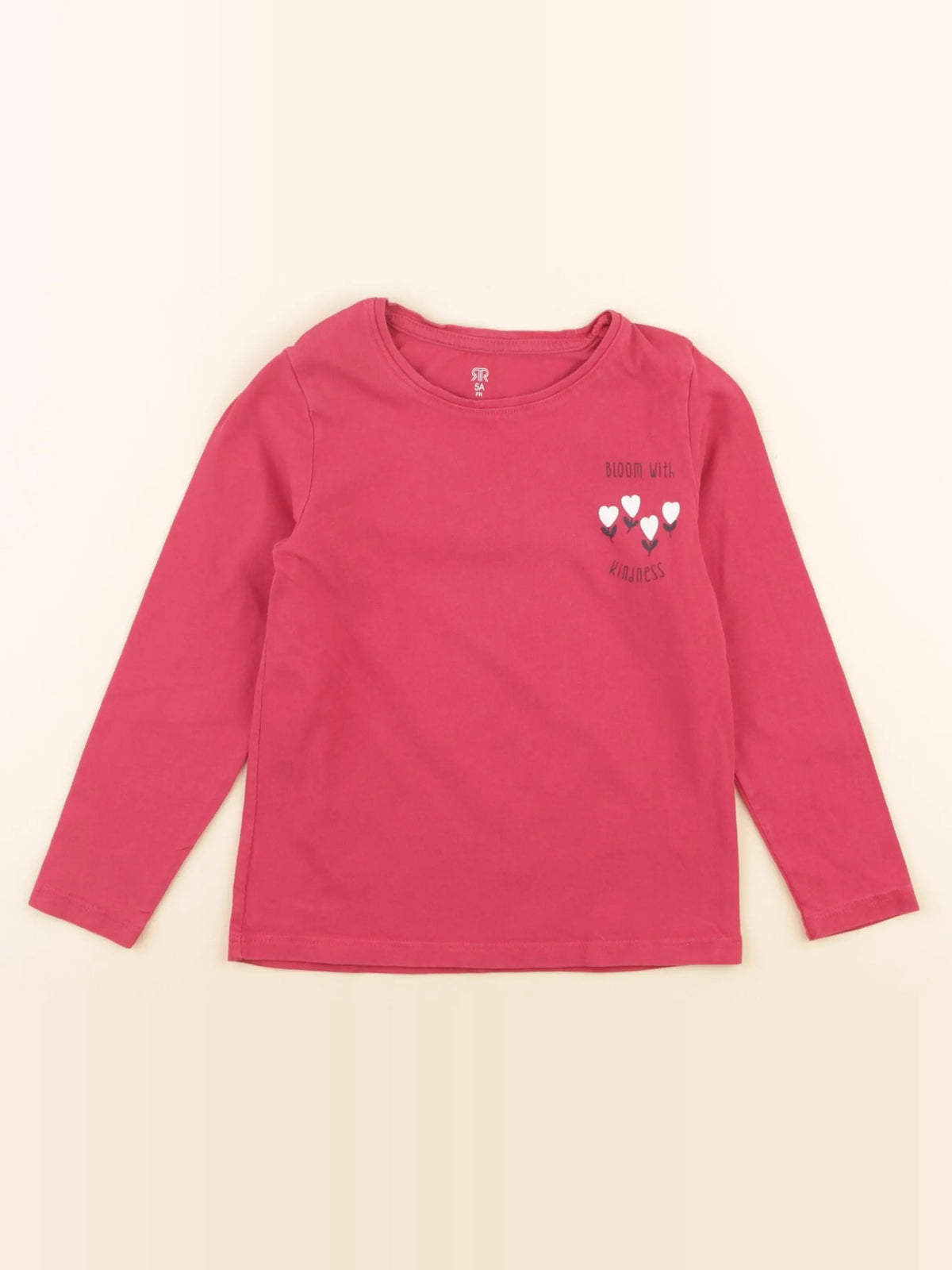 La Redoute - tee-shirt rose - 5 ans