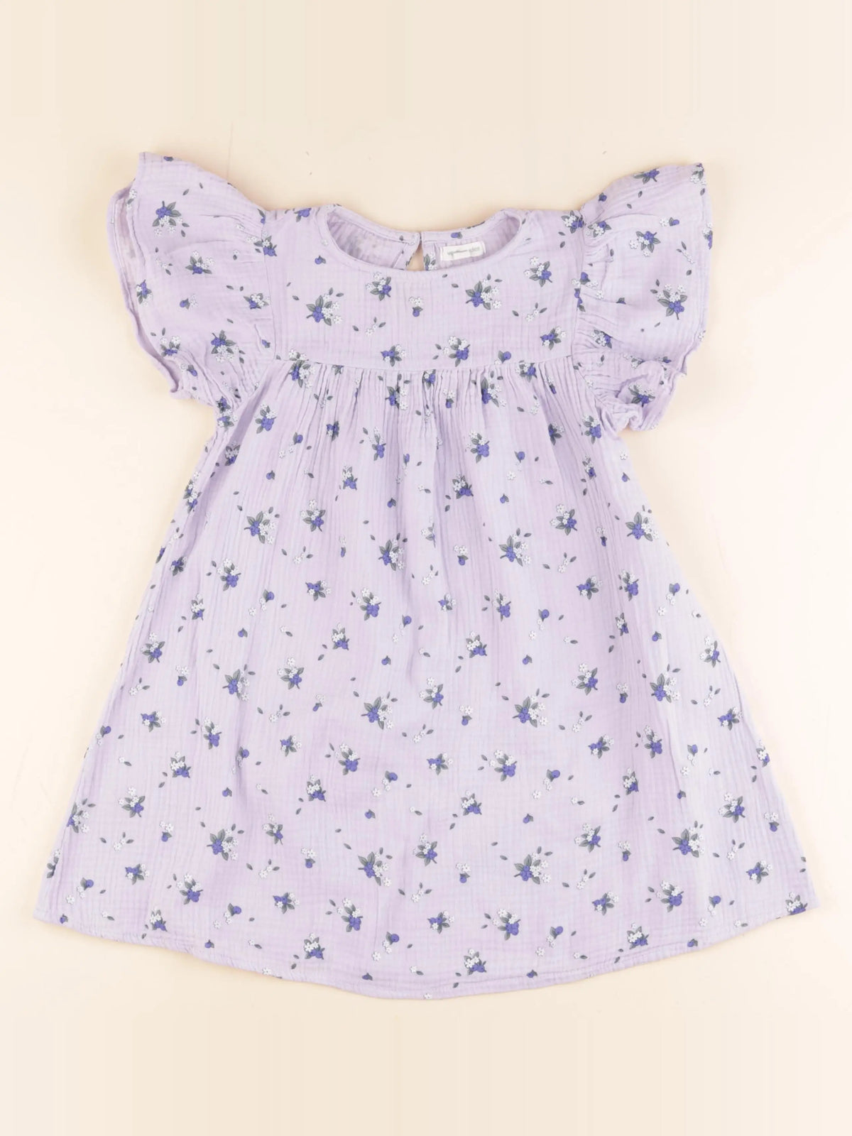 Vertbaudet - robe violet - 7 ans